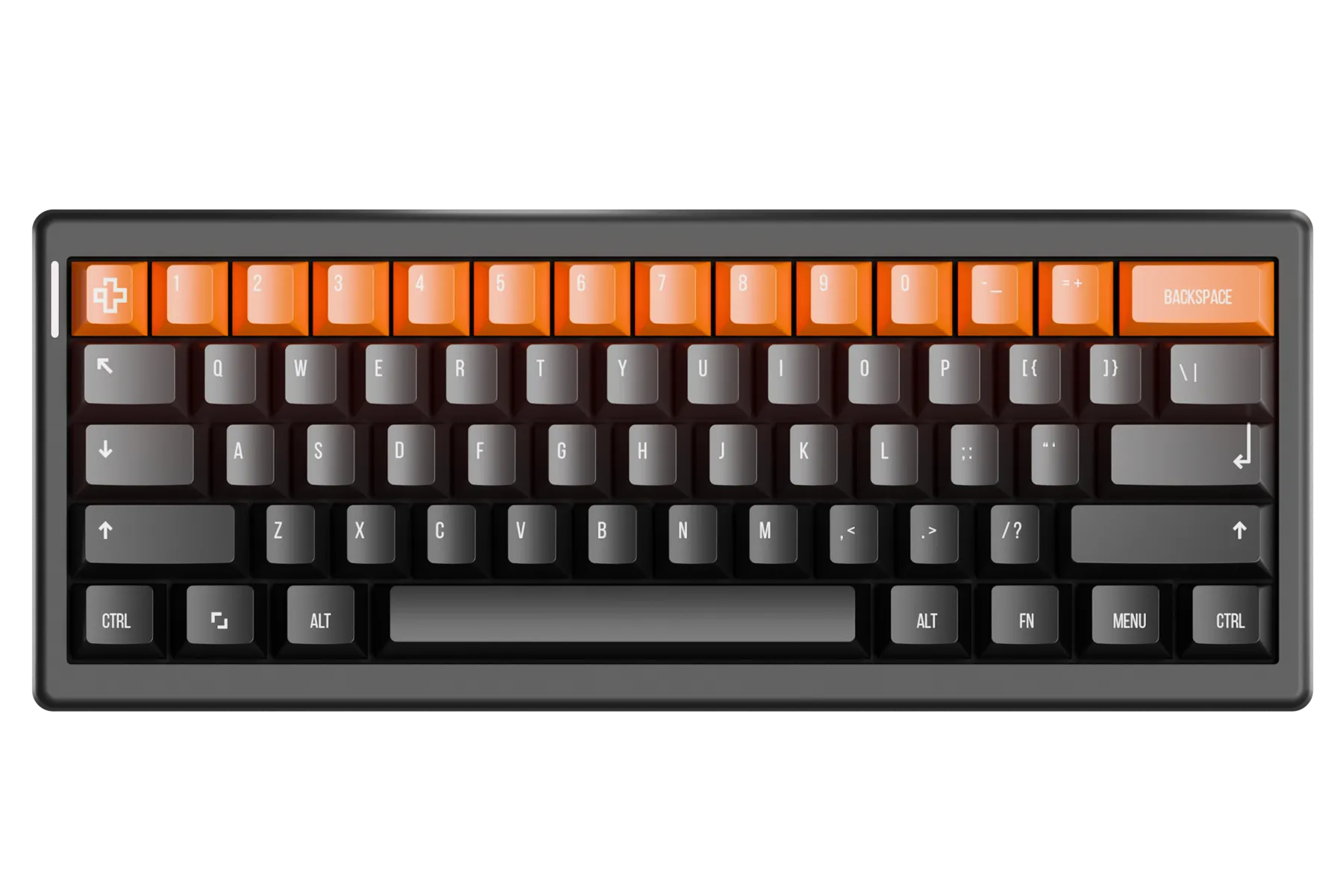 QwertyKey61 PRO Neagra Hotswap RGB QMK/VIA Gasket Mounted Tastatura Mecanica Gaming