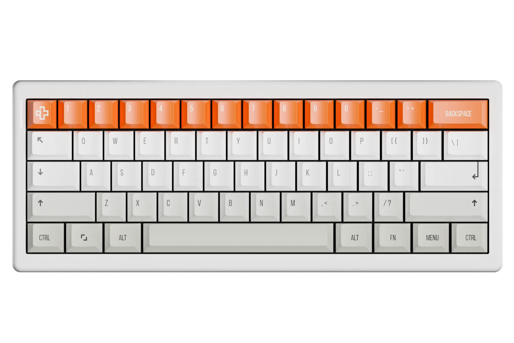 QwertyKey61 PRO Alba Hotswap RGB QMK/VIA Gasket Mounted Tastatura Mecanica Gaming