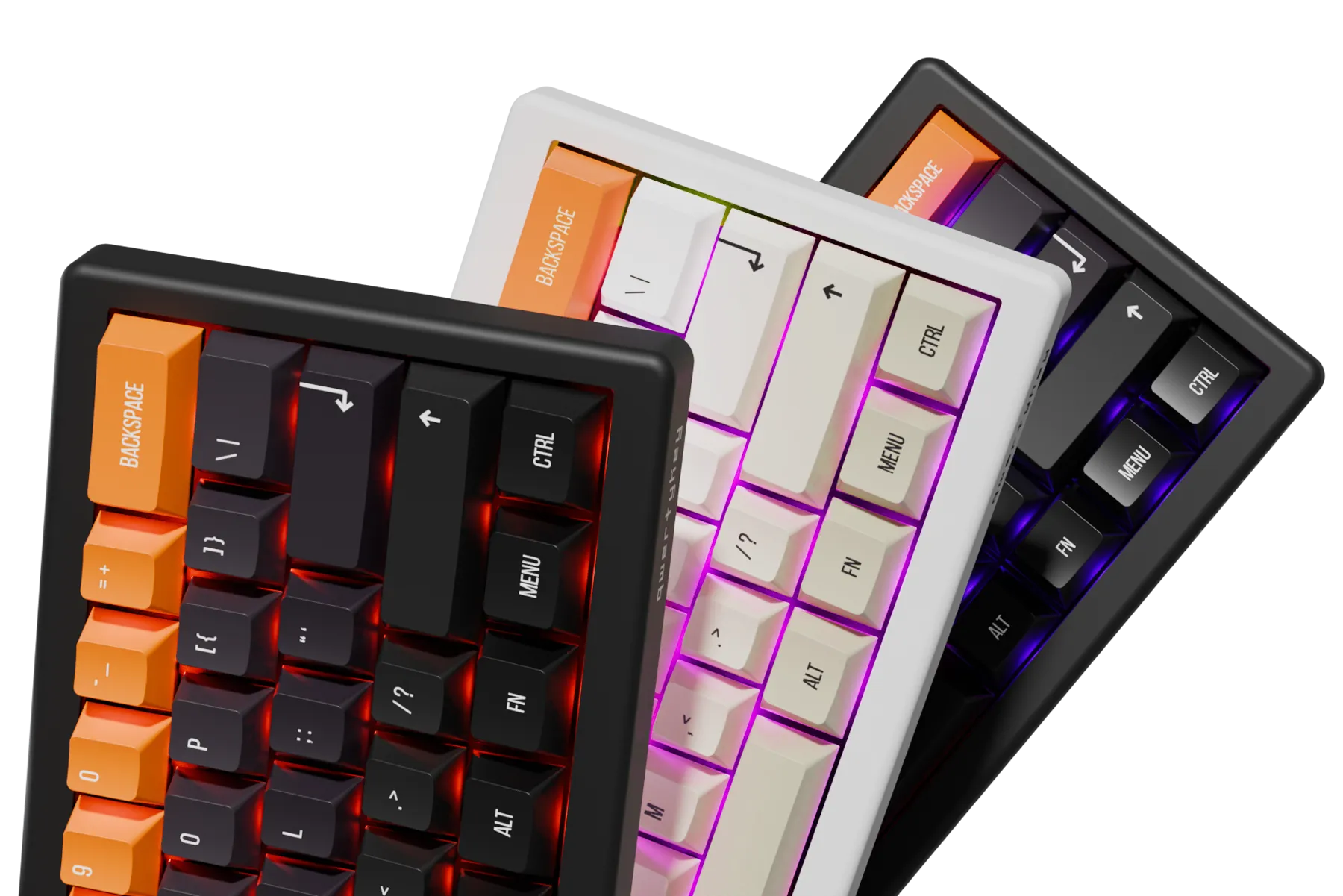 QwertyKey61 PRO Neagra Hotswap RGB VIA Gasket Mounted Tastatura Mecanica Gaming