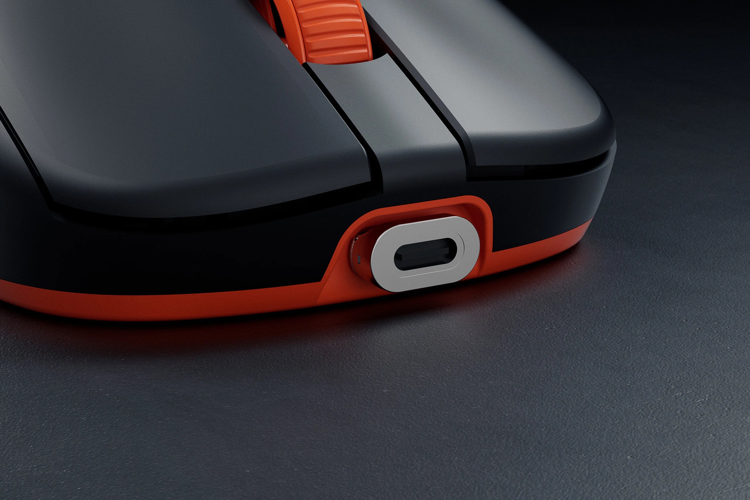 Mouse Gaming QwertyKey Falcon Negru 8K, 30.000 DPI, Bluetooth Wireless Trio Mode, Pixart 3950
