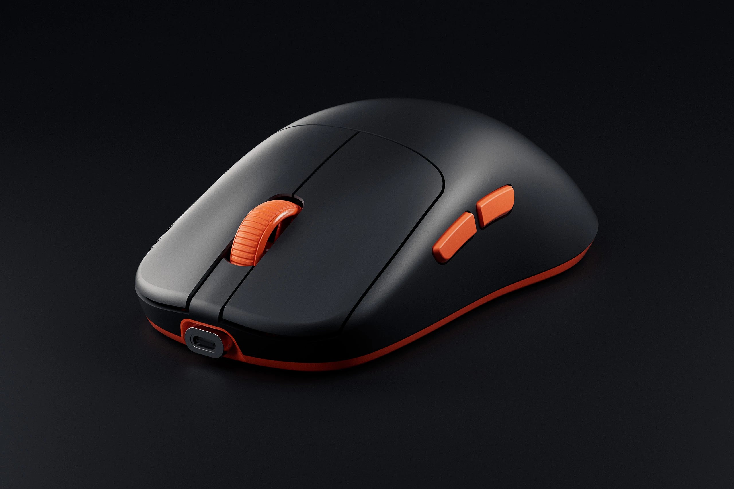 Mouse Gaming QwertyKey Falcon Negru 8K, 30.000 DPI, Bluetooth Wireless Trio Mode, Pixart 3950