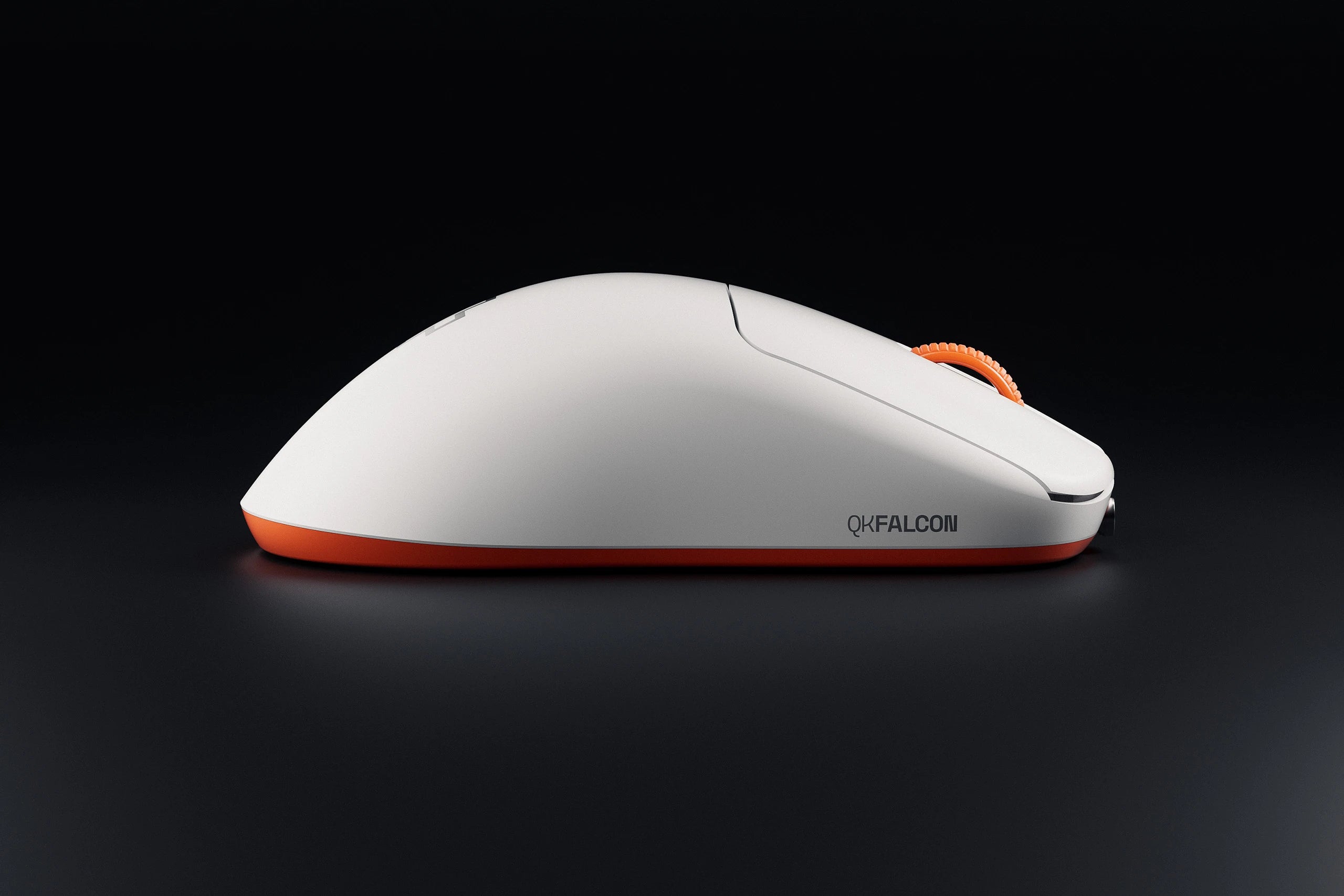 Mouse Gaming QwertyKey Falcon Alb 8K, 30.000 DPI, Bluetooth Wireless Trio Mode, Pixart 3950