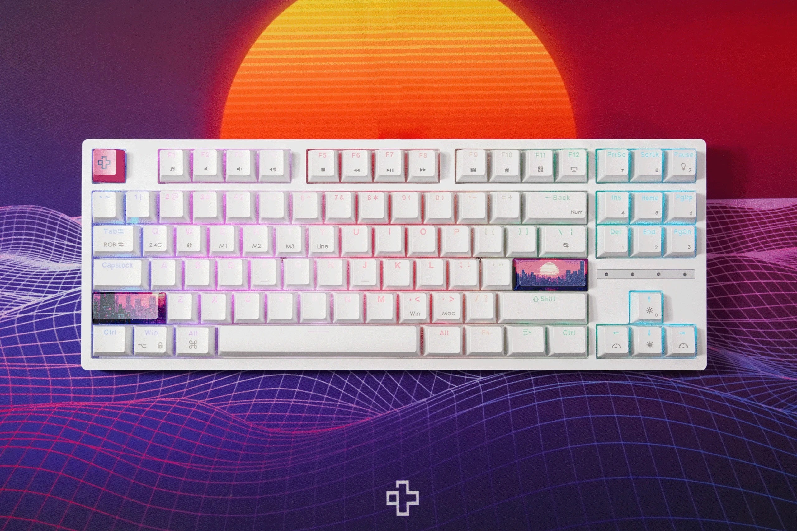 QwertyKey H87 Alba Bluetooth Wireless Hotswap RGB Tastatura Mecanica Gaming