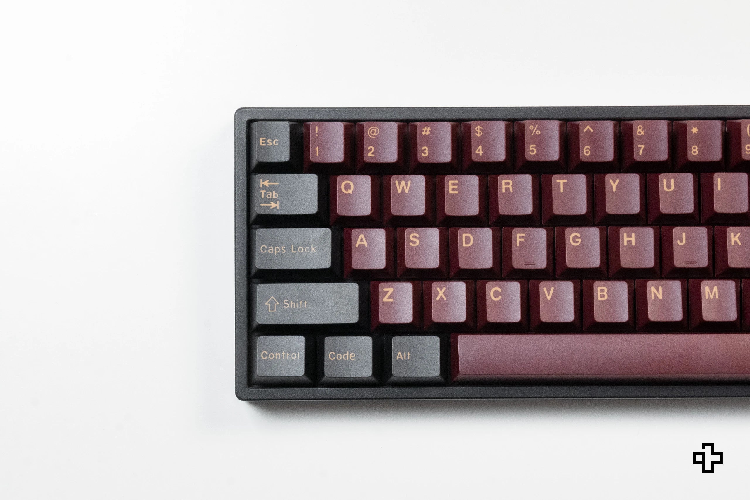 Set taste QwertyKey Sangria PBT Double Shot Profil OEM