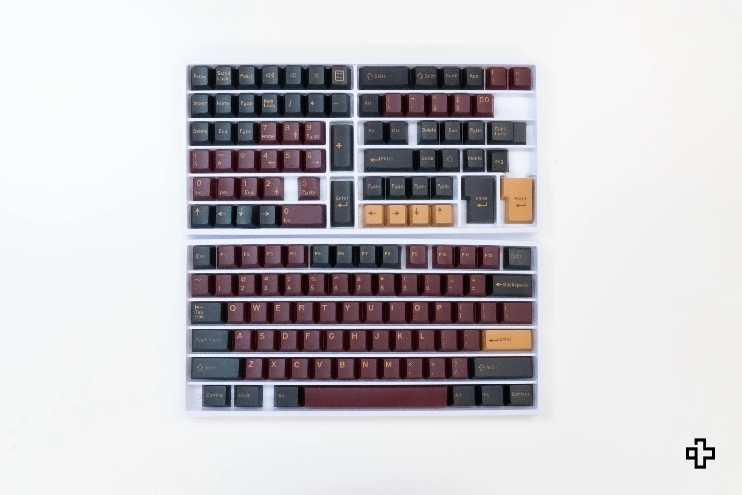 Set taste QwertyKey Sangria PBT Double Shot Profil OEM