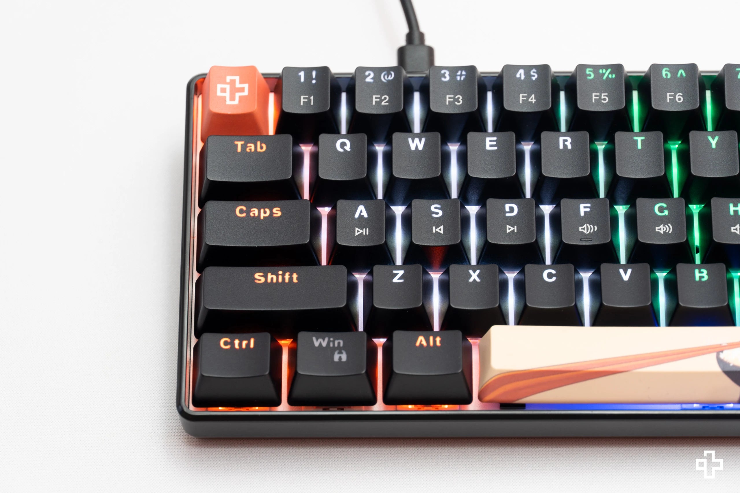 QwertyKey Rice V2 Neagra Hotswap Tastatura Mecanica Gaming