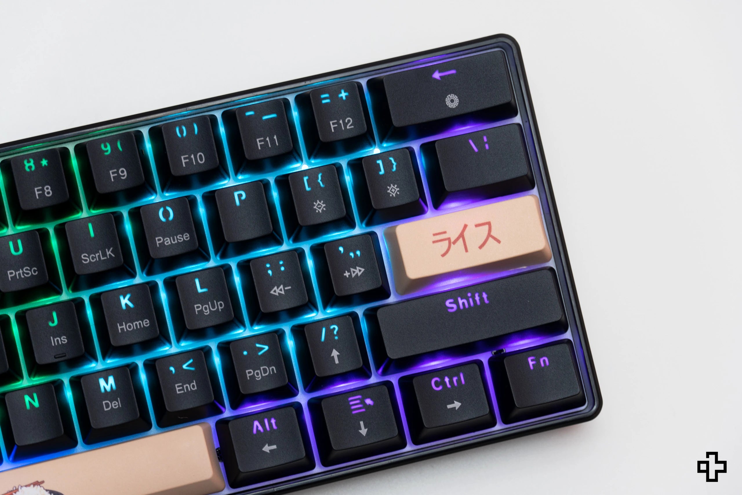 QwertyKey Rice V3 Neagra Hotswap RGB Software Tastatura Mecanica Gaming
