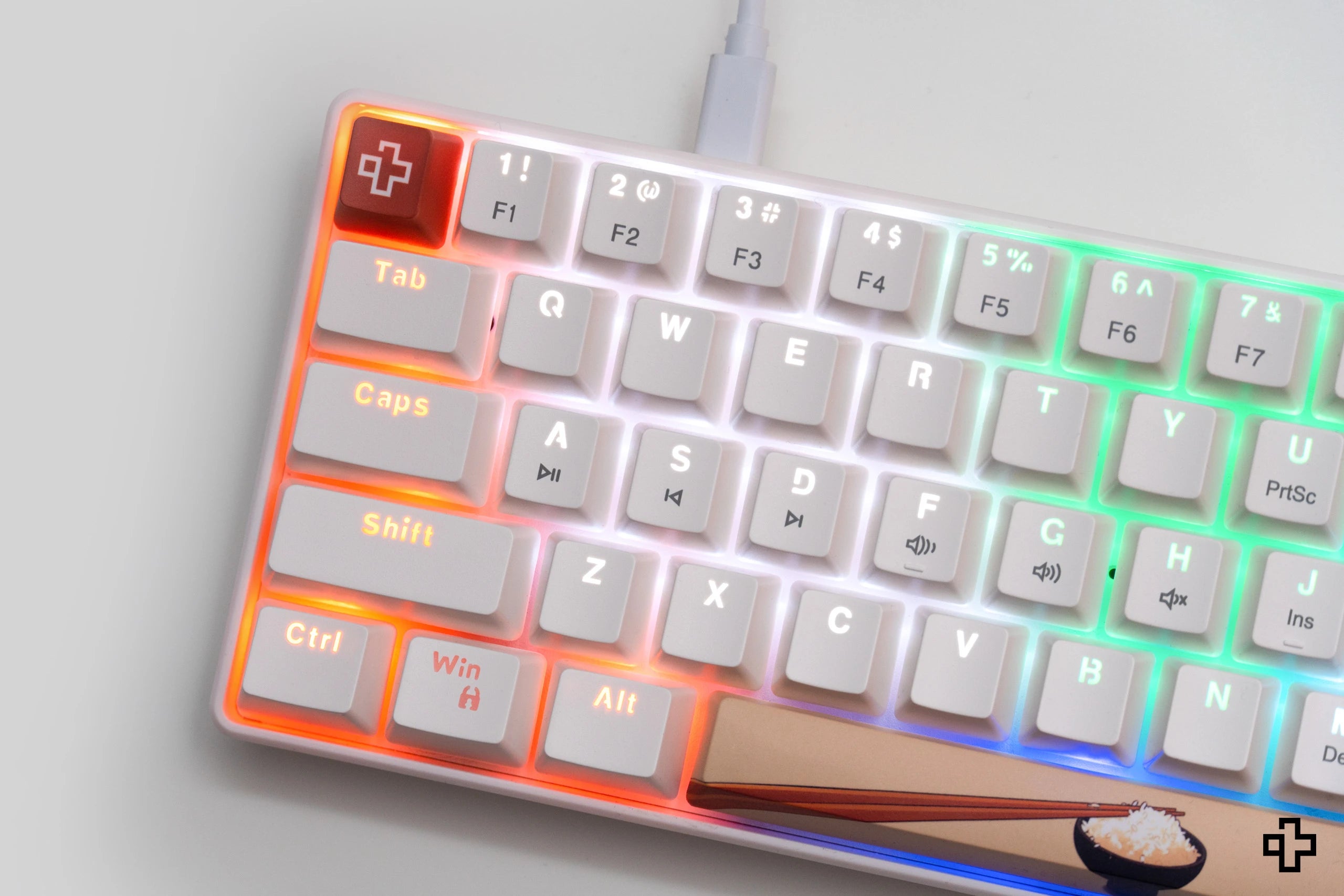 QwertyKey Rice V3 Alba Hotswap RGB Software Tastatura Mecanica Gaming