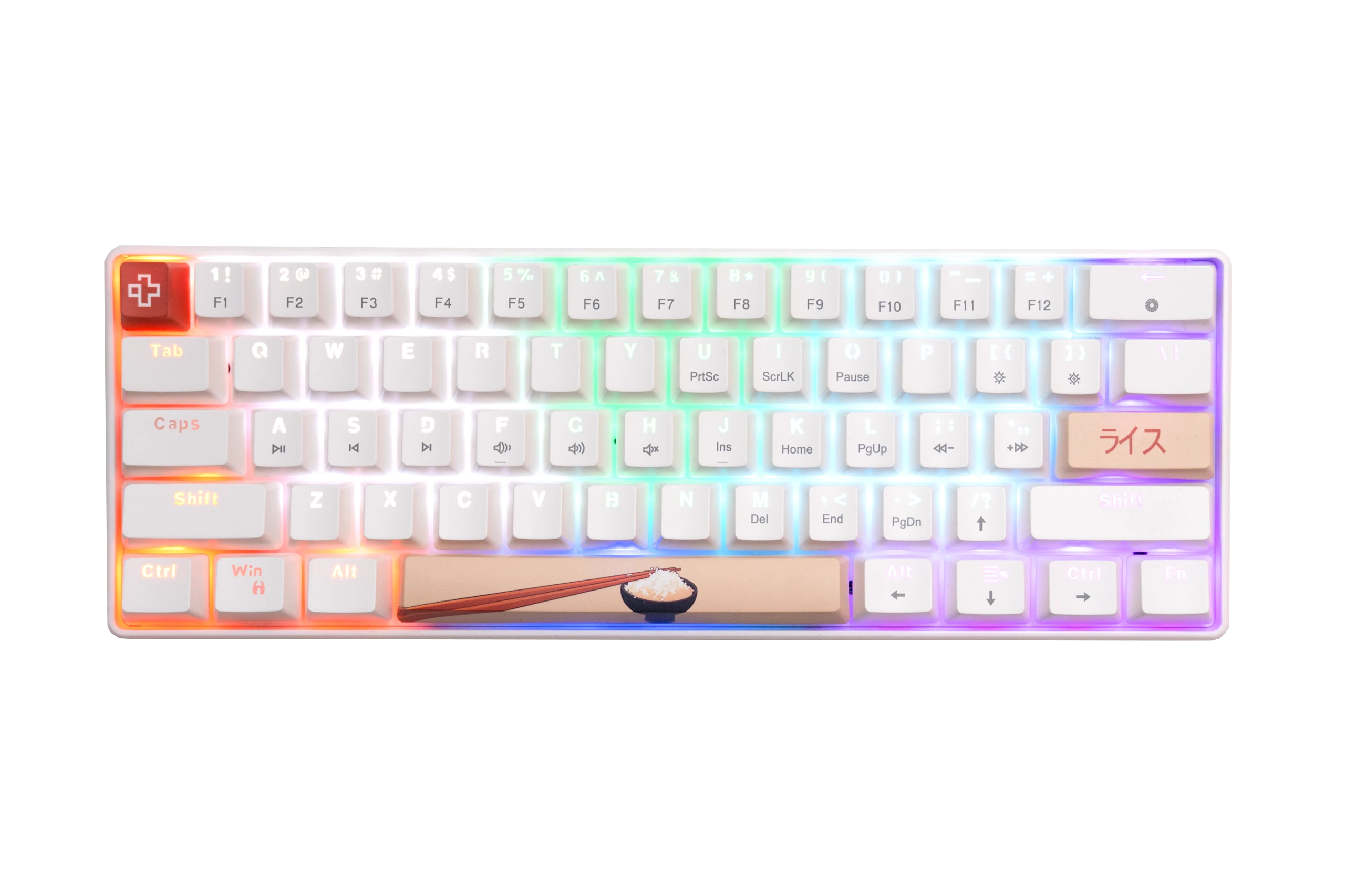 QwertyKey Rice V3 Alba Hotswap RGB Software Tastatura Mecanica Gaming