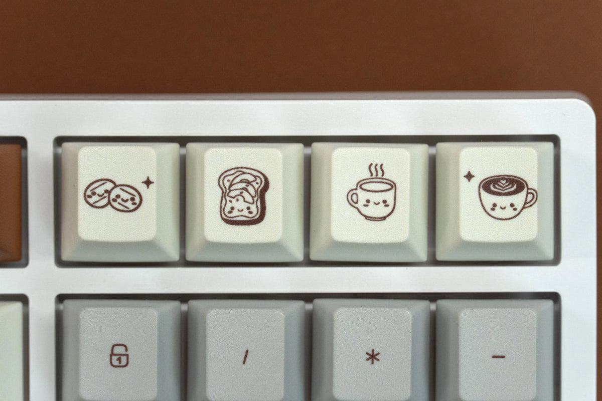 Set taste QwertyKey Coffee Dye Sub Profil Cherry