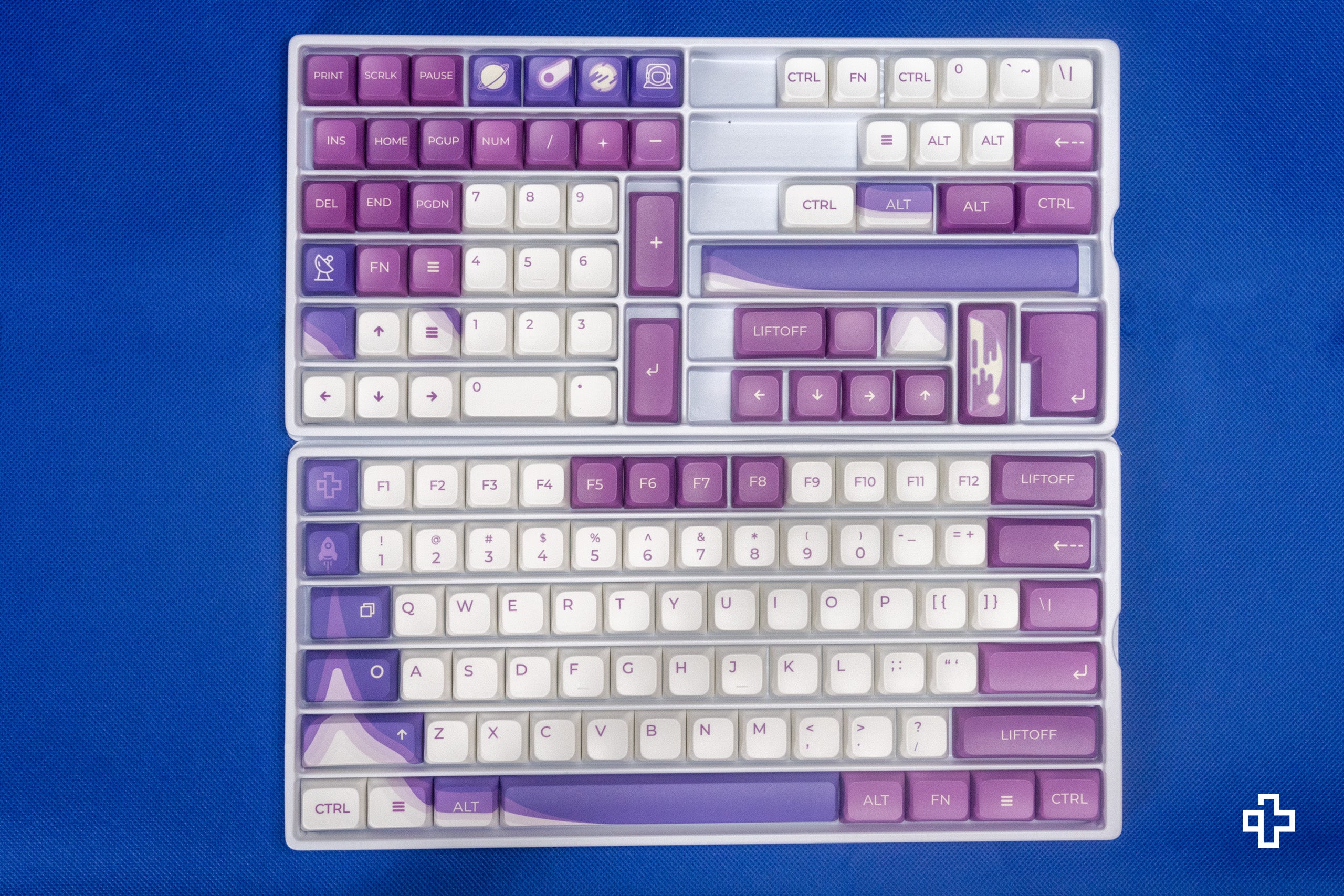 Set taste QwertyKey LiftOff Profil XDA Material PBT