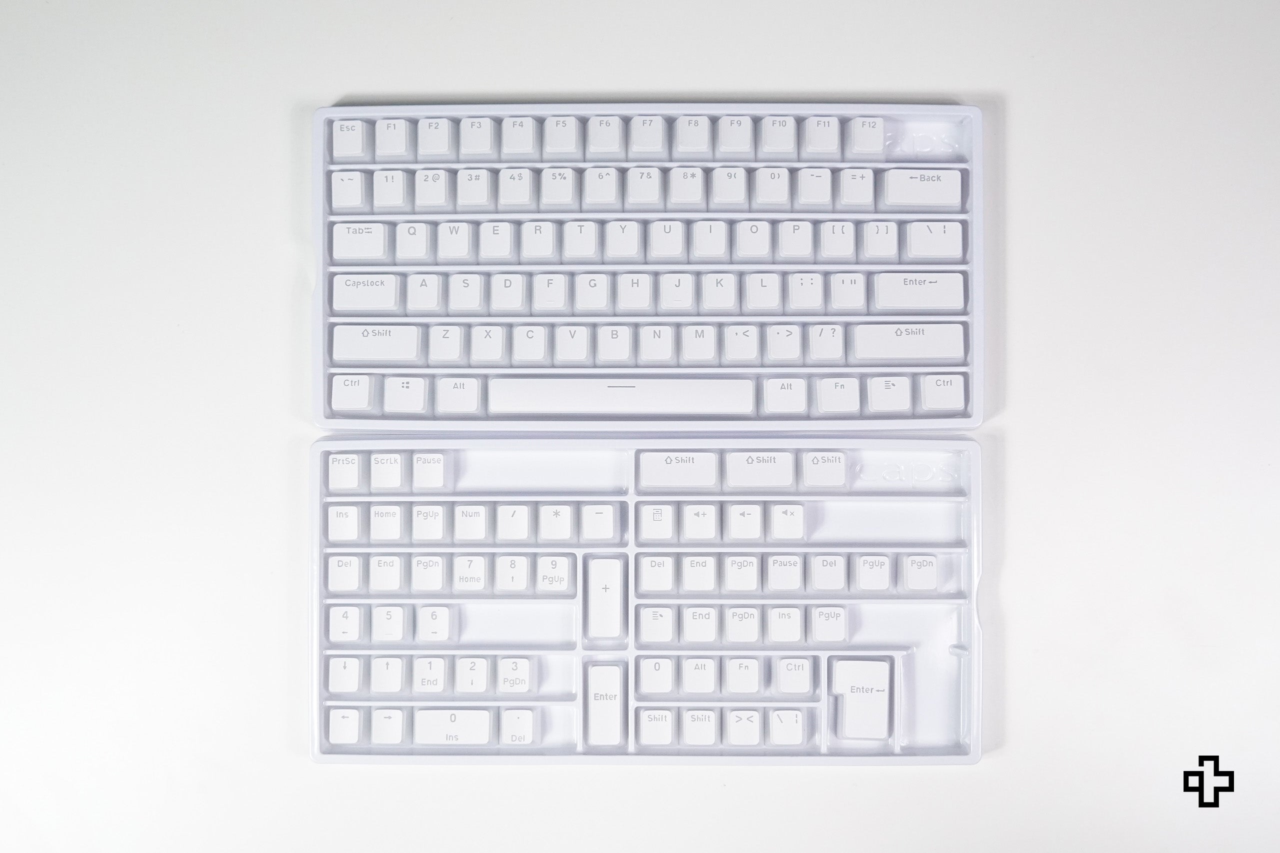 Set Taste White Pudding Translucide Profil OEM Material PBT