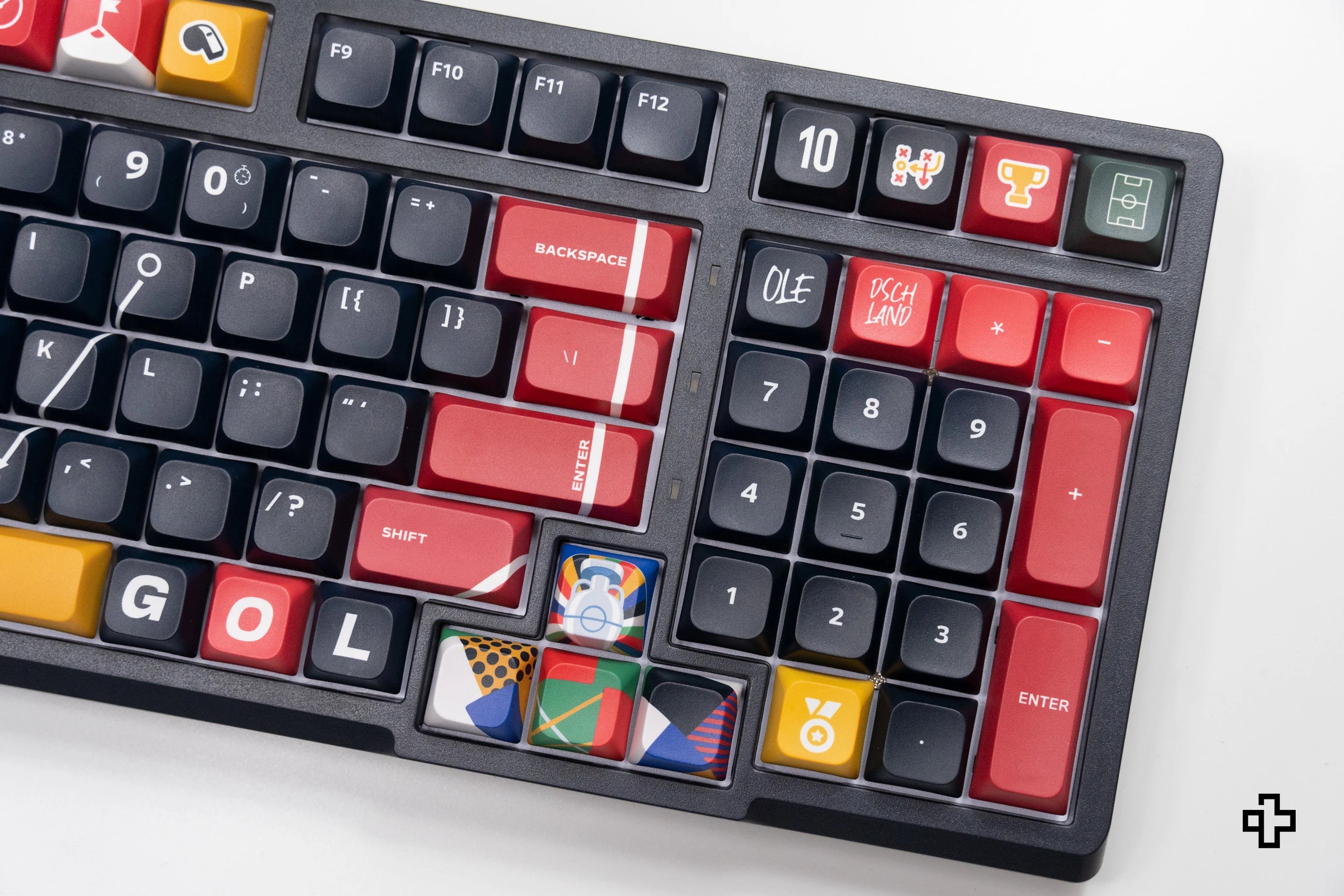 Set taste QwertyKey Euro 2024 Germania Profil XDA Material PBT