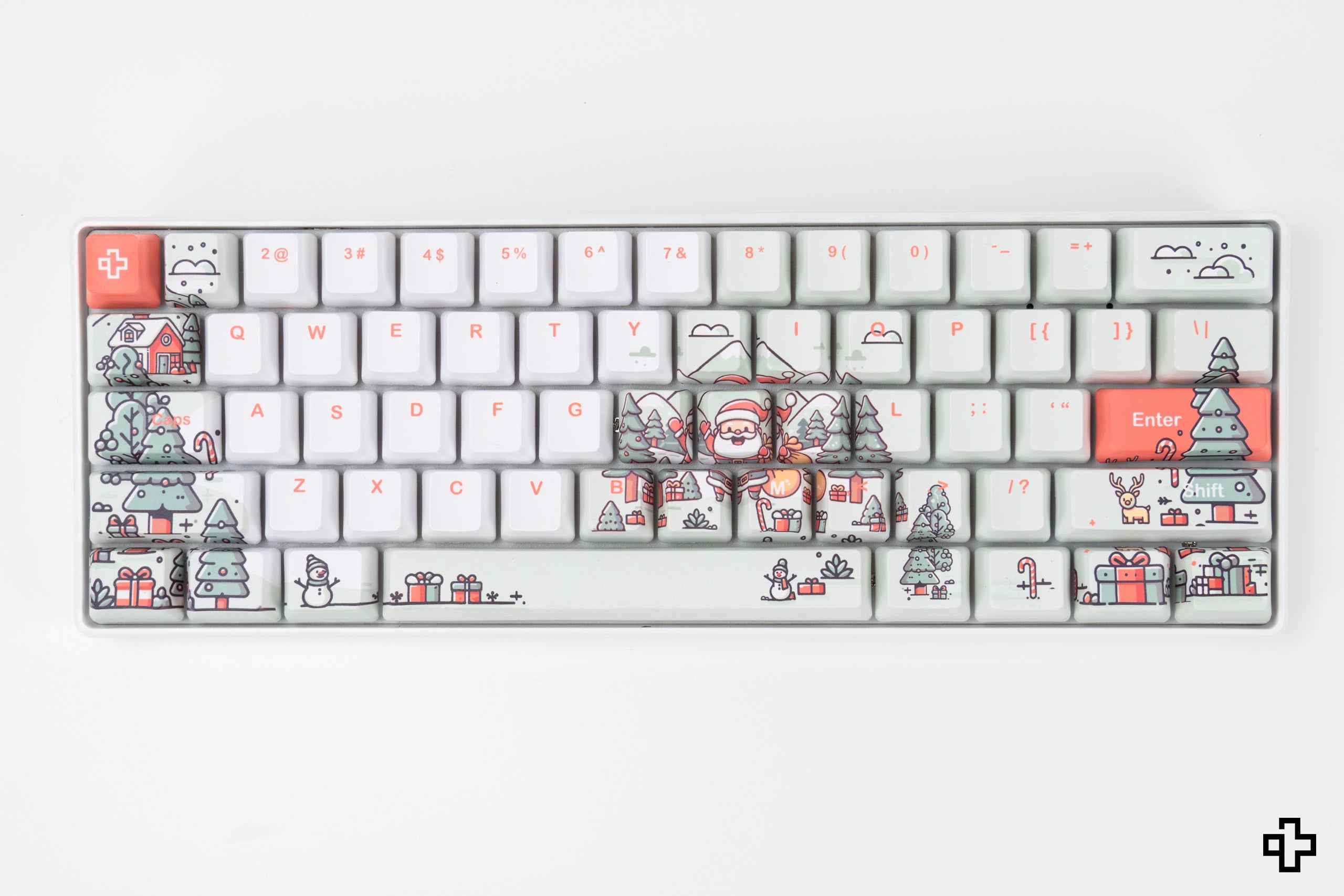 QwertyKey Santa Hotswap Tastatura Mecanica Craciun Gaming