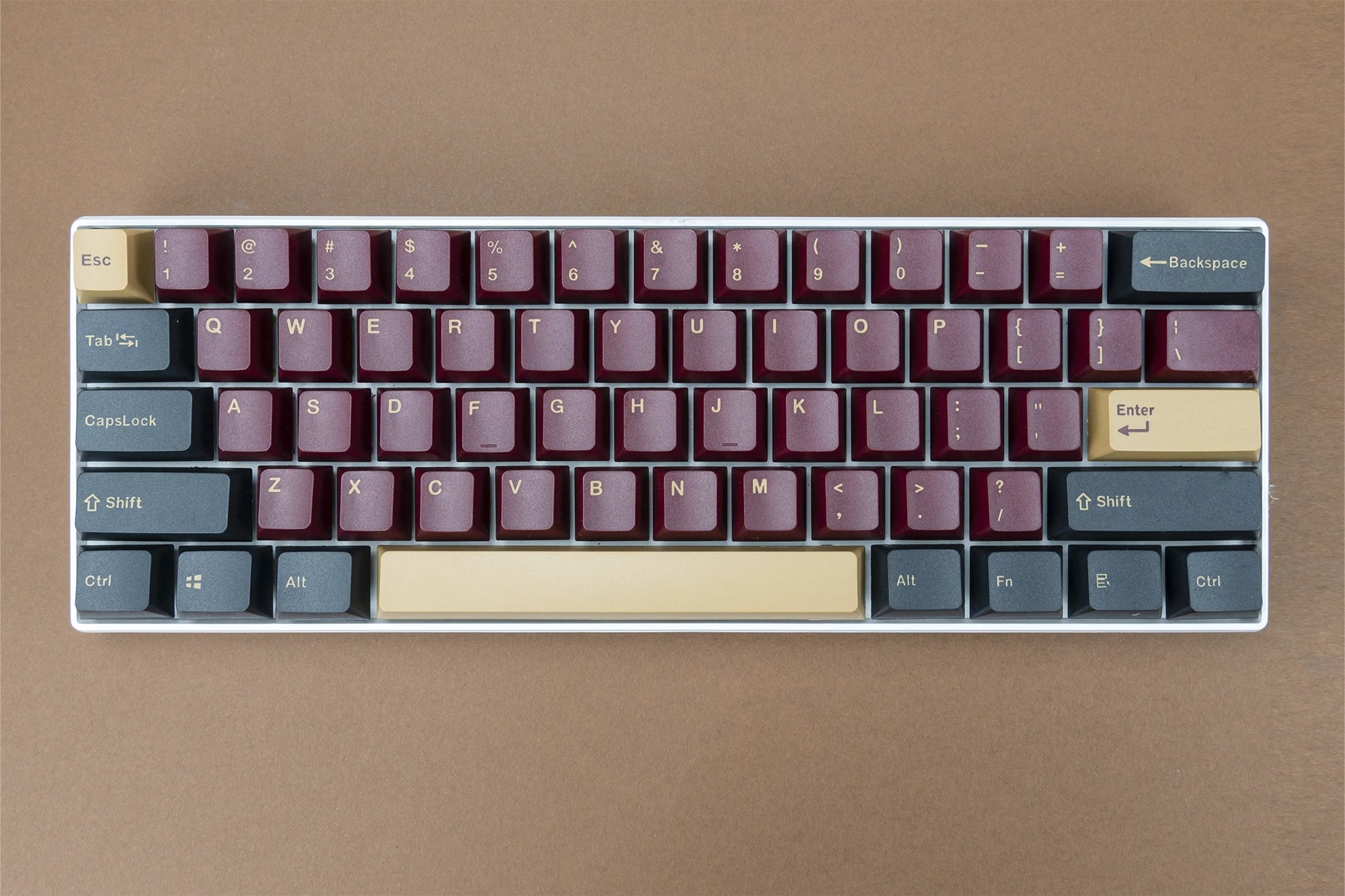 Set taste QwertyKey Sangria PBT Double Shot Profil OEM