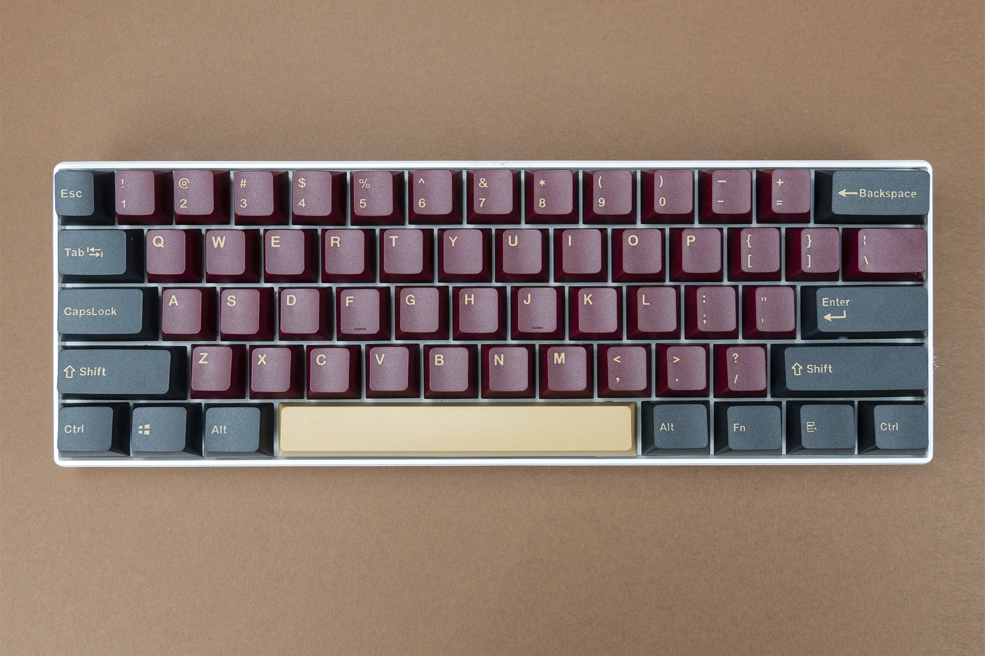 Set taste QwertyKey Sangria PBT Double Shot Profil OEM