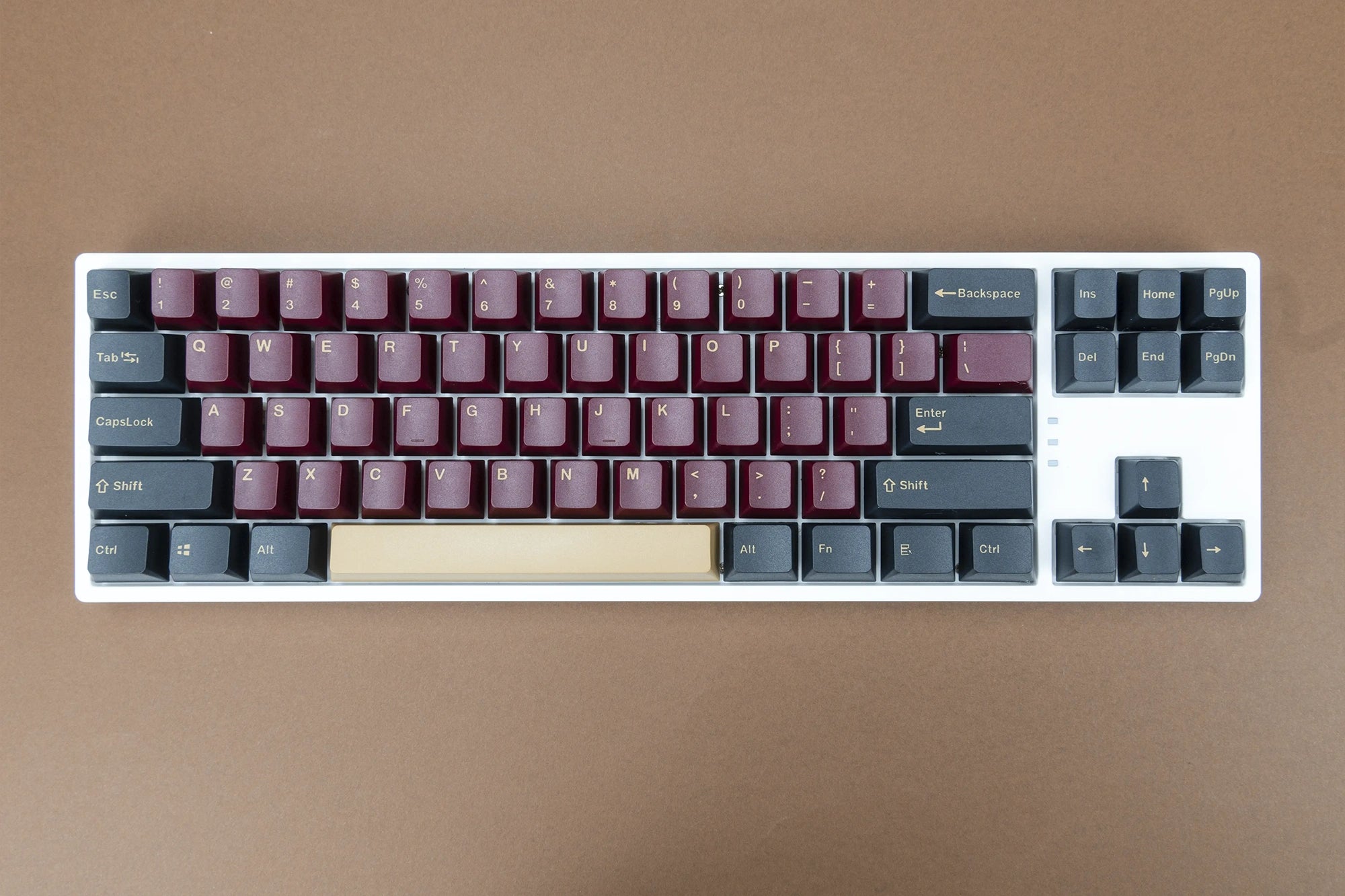 Set taste QwertyKey Sangria PBT Double Shot Profil OEM