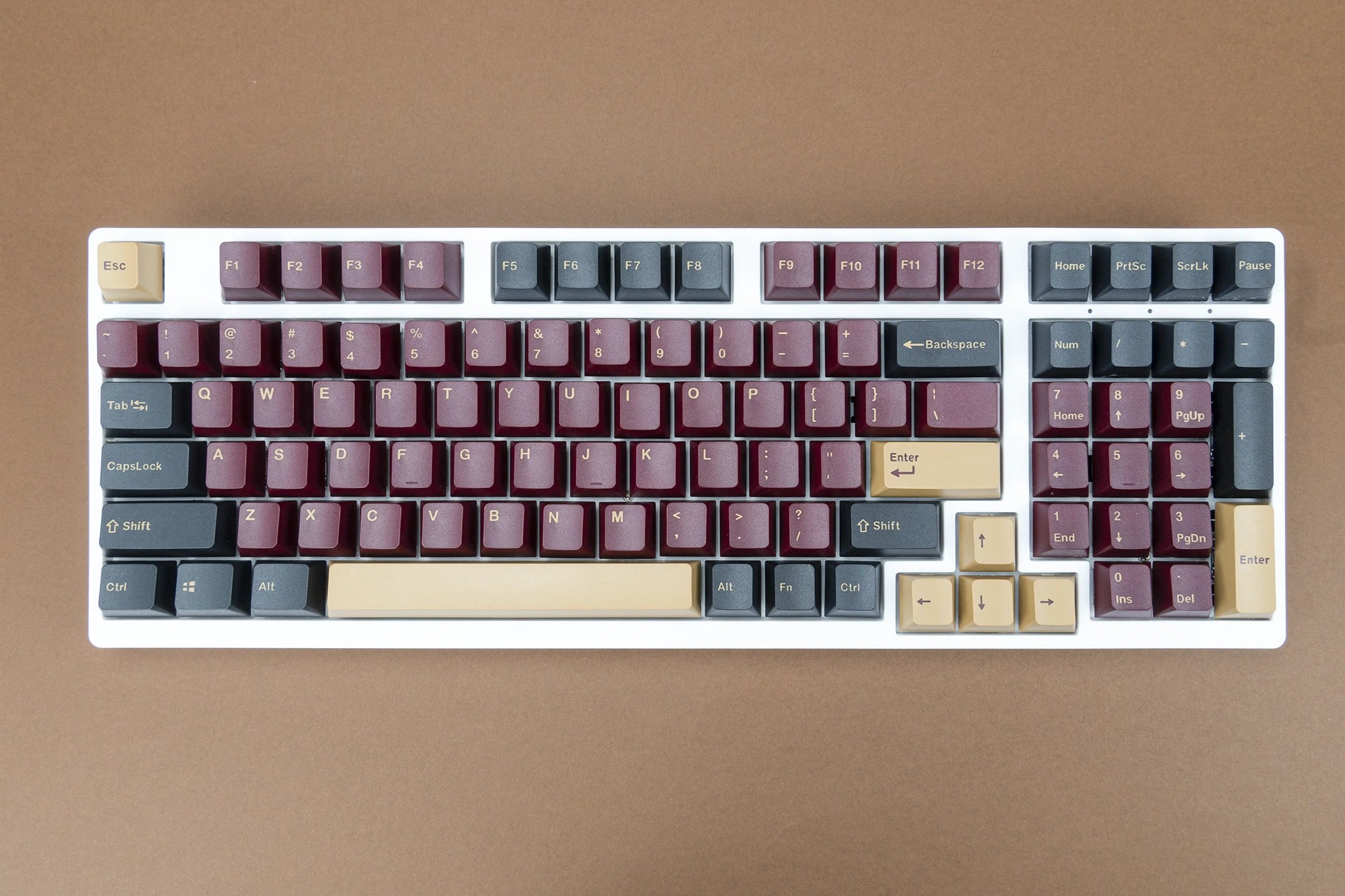 Set taste QwertyKey Sangria PBT Double Shot Profil OEM