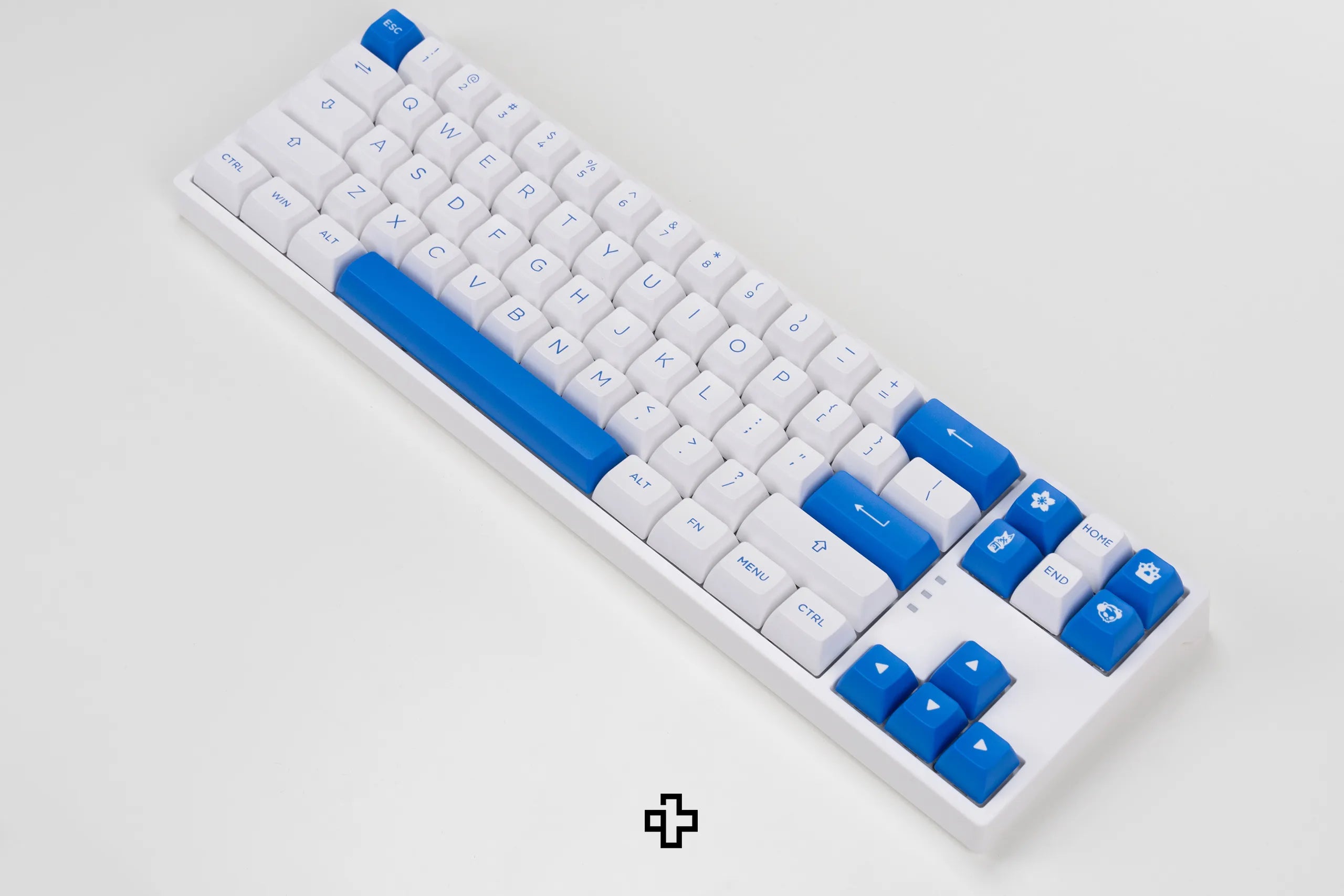 Set Taste Blue On White Akko PBT Double Shot Profil ASA