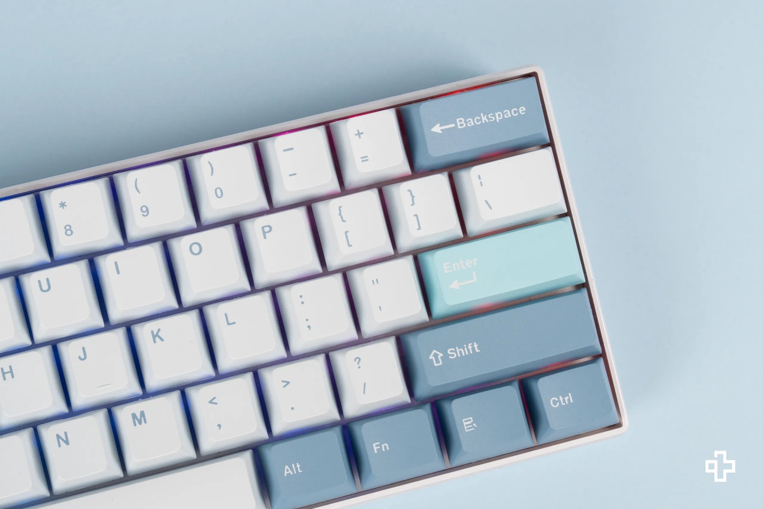 Set taste QwertyKey Iceberg PBT Double Shot Profil OEM