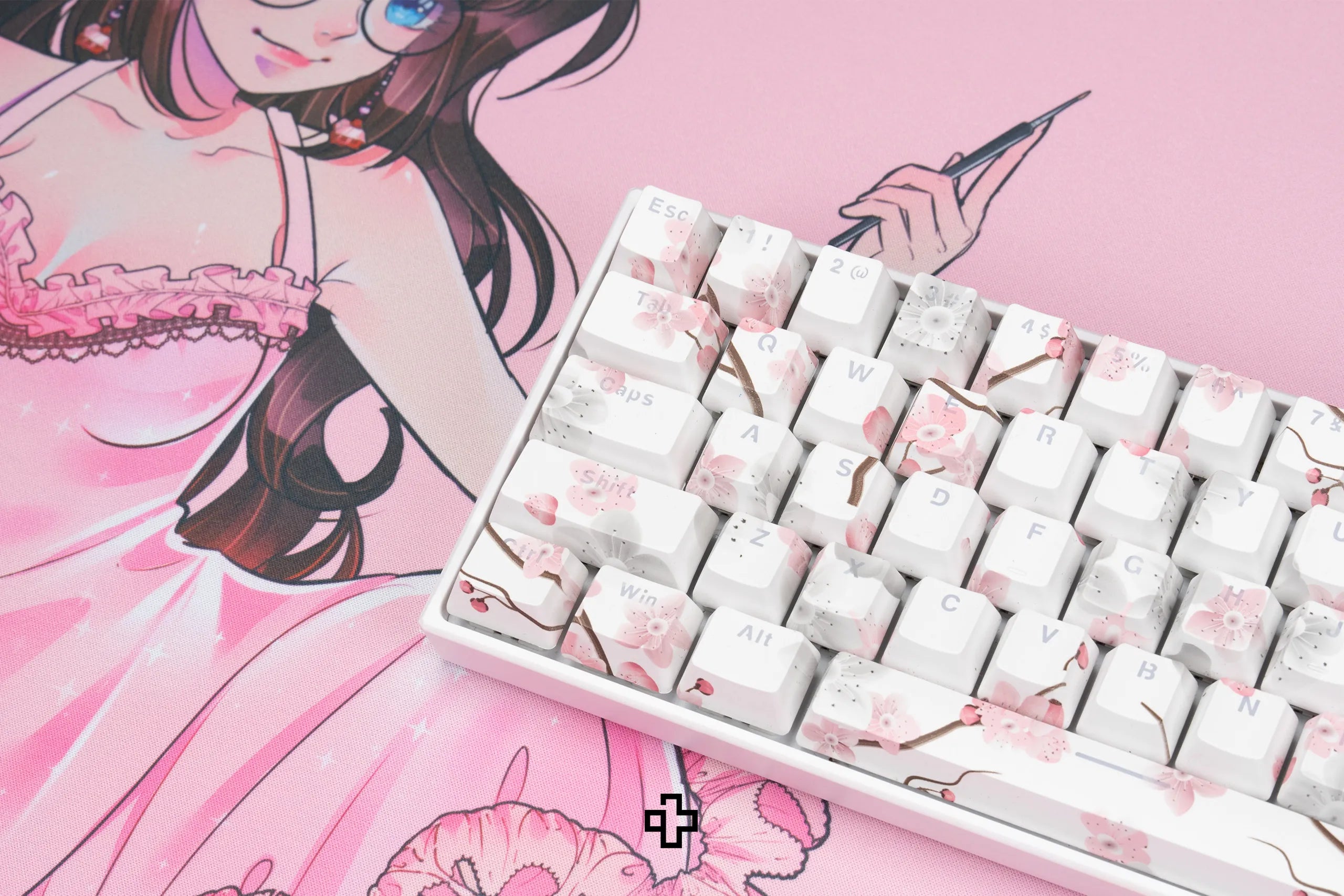 Set Taste Sakura Translucide Profil OEM Material ABS double shot