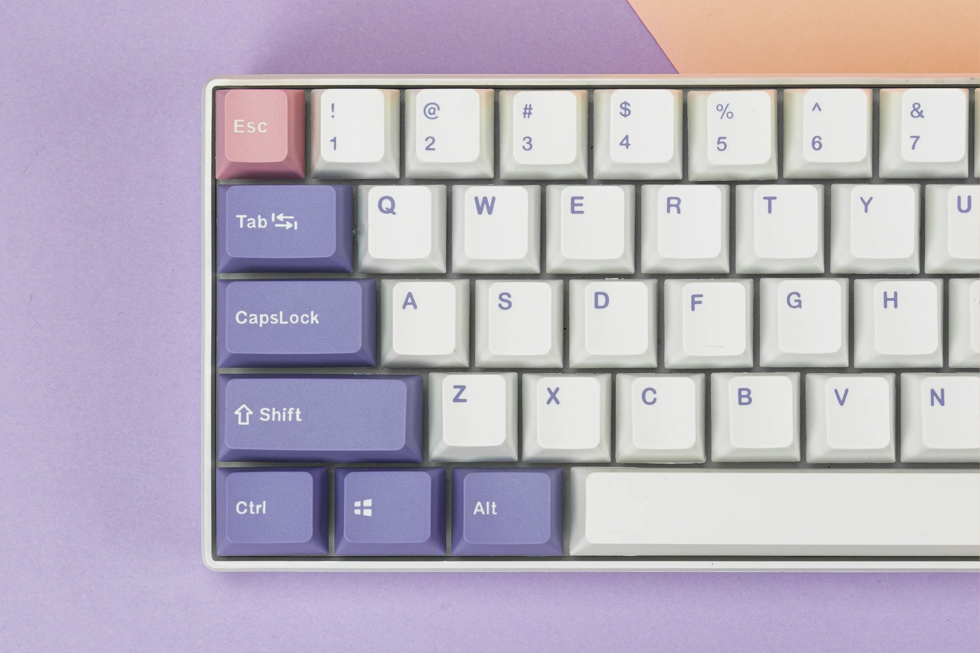 Set taste QwertyKey Violet PBT Double Shot Profil OEM