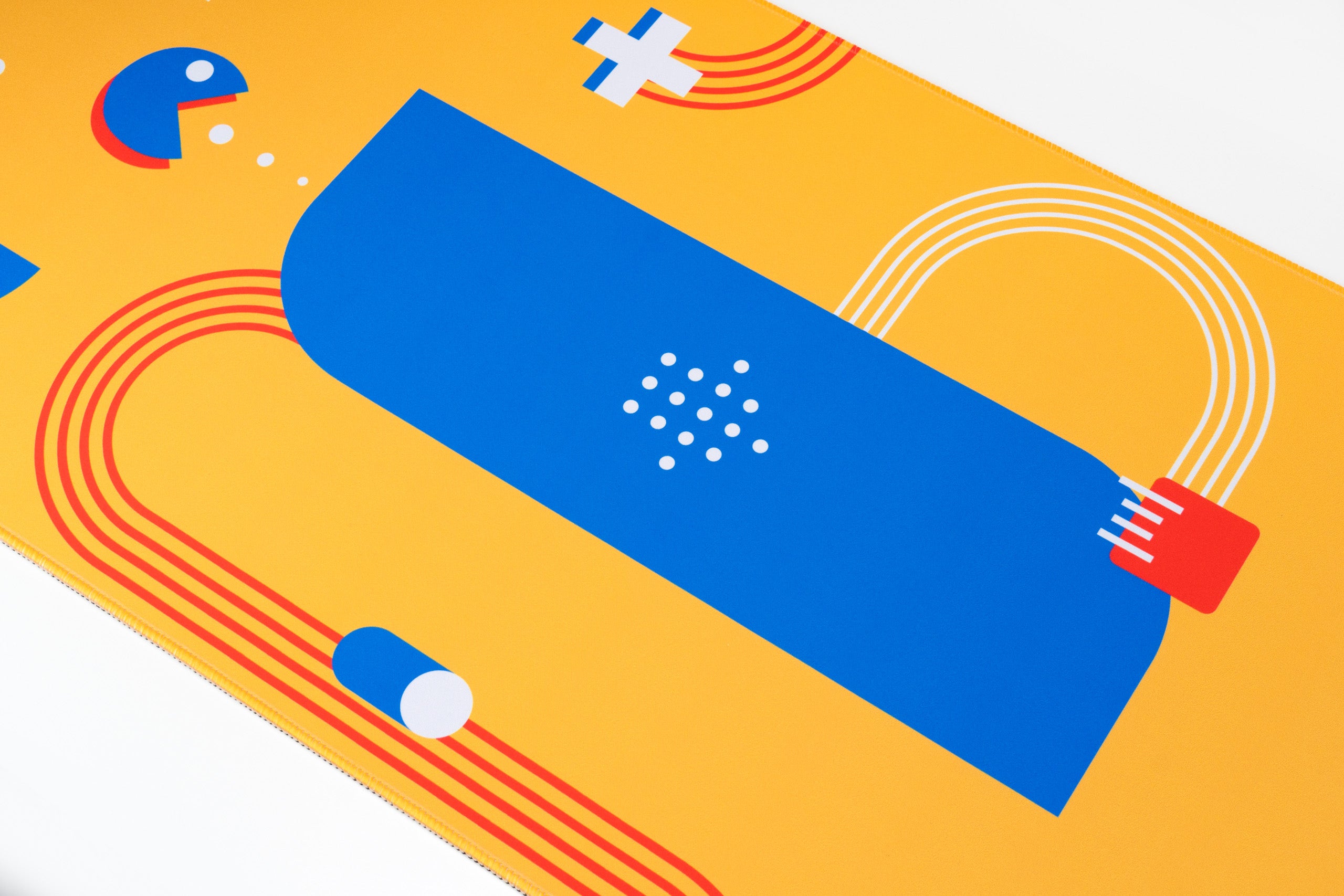 Deskmat Mousepad QwertyKey Metric 4mm margini cusute