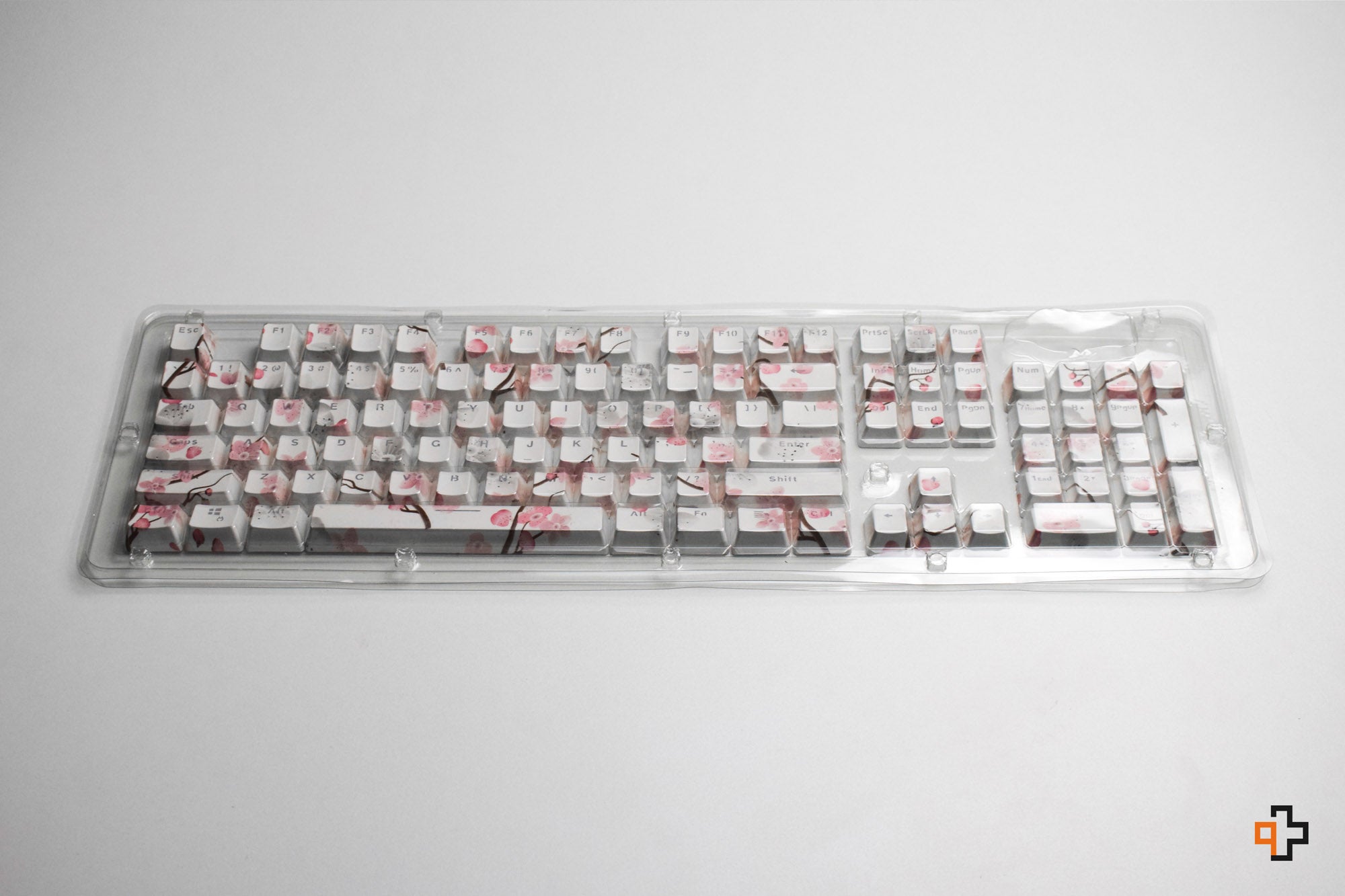 Set Taste QWERTY Sakura Translucide Profil OEM Material ABS – double shot - QwertyKey