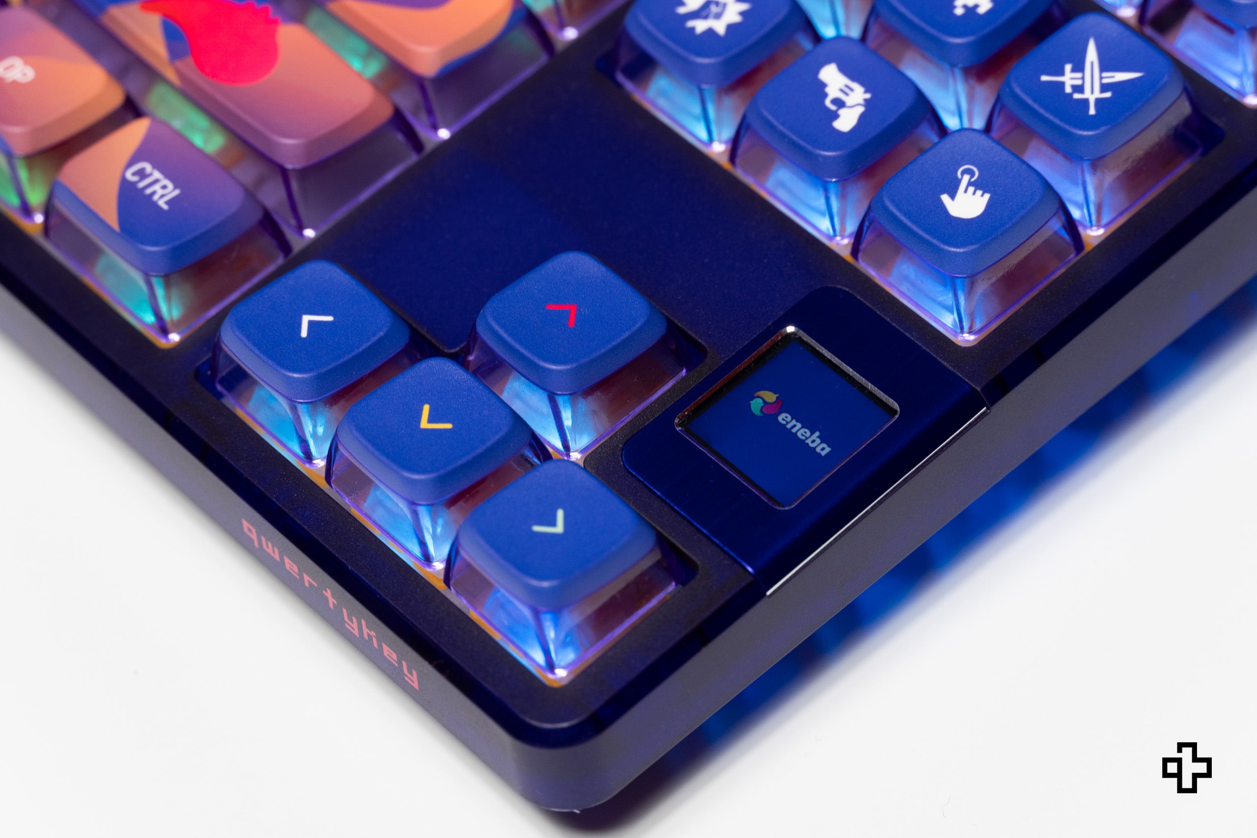 QwertyKey80 x Eneba Limited Edition Bluetooth Wireless Hotswap RGB QMK/VIA Gasket Mounted Tastatura Mecanica Gaming cu Ecran