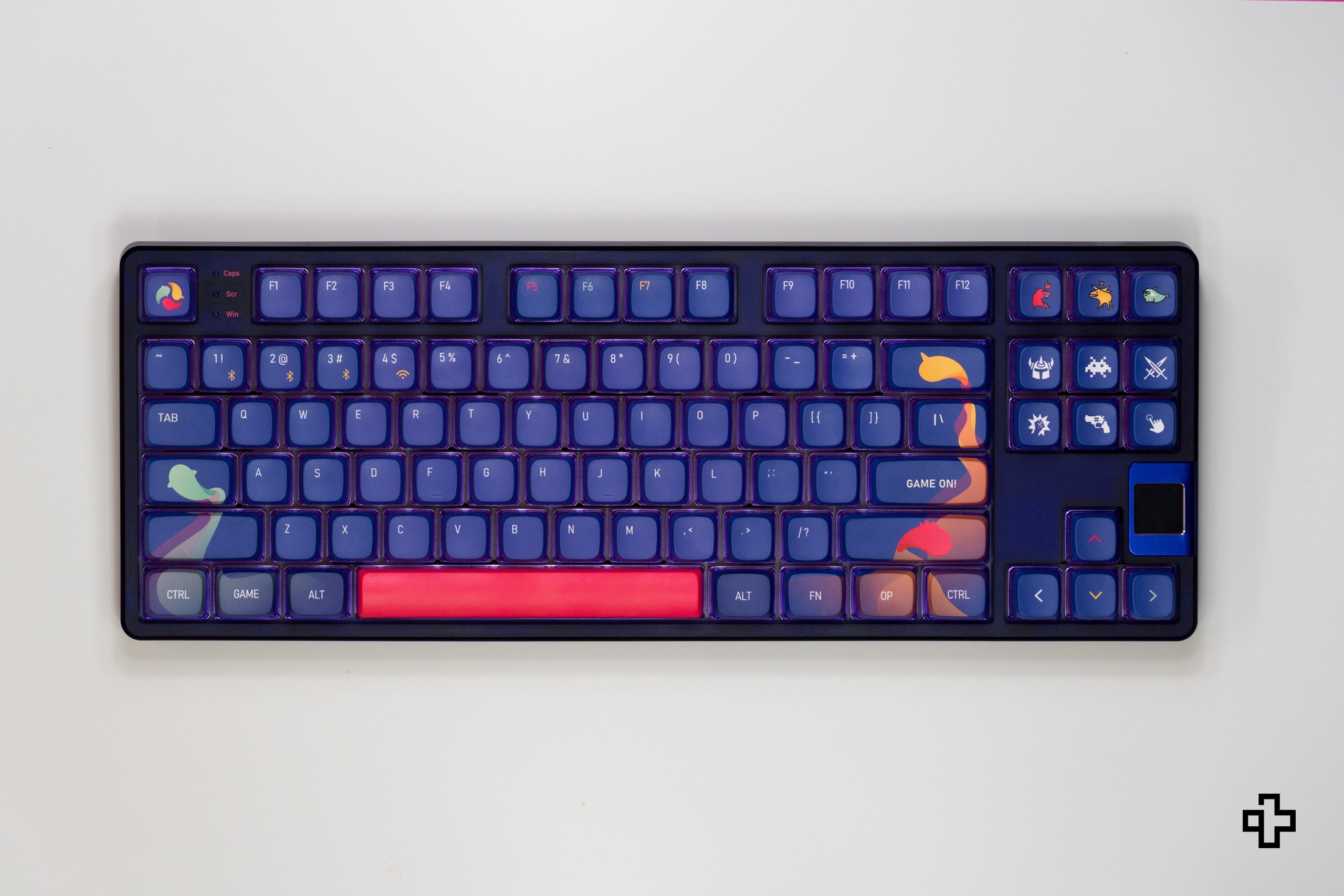 QwertyKey80 x Eneba Limited Edition Bluetooth Wireless Hotswap RGB QMK/VIA Gasket Mounted Tastatura Mecanica Gaming cu Ecran