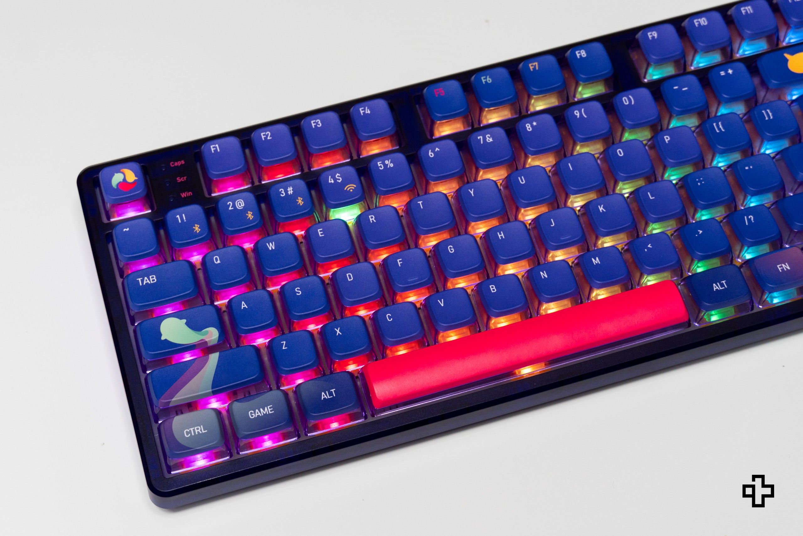 QwertyKey80 x Eneba Limited Edition Bluetooth Wireless Hotswap RGB QMK/VIA Gasket Mounted Tastatura Mecanica Gaming cu Ecran