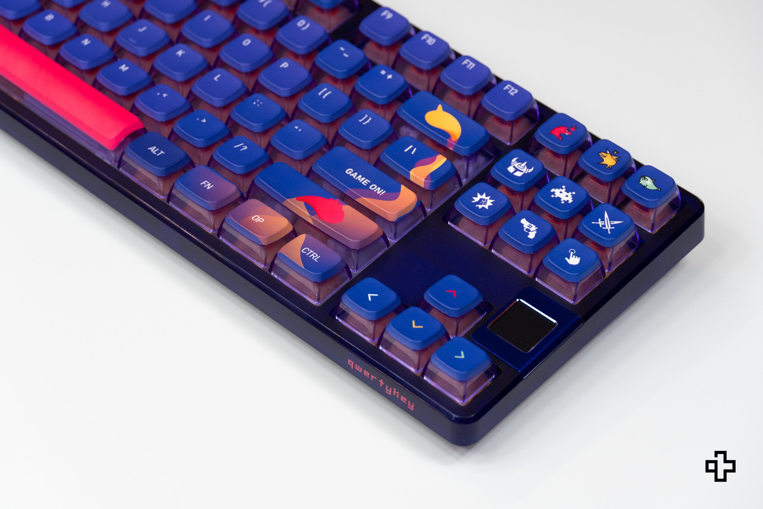 QwertyKey80 x Eneba Limited Edition Bluetooth Wireless Hotswap RGB QMK/VIA Gasket Mounted Tastatura Mecanica Gaming cu Ecran