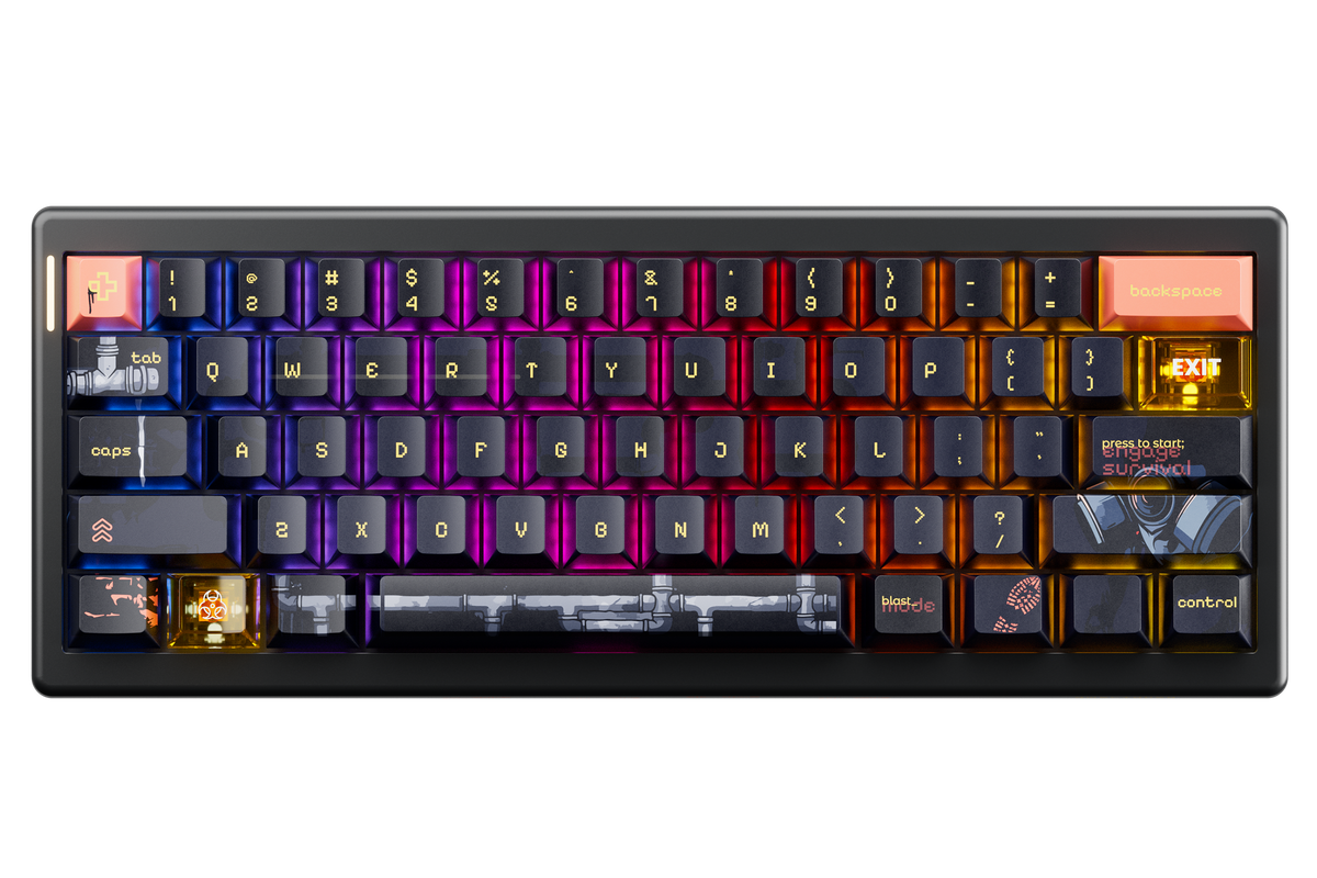 QwertyKey61 PRO Fallout keyboard