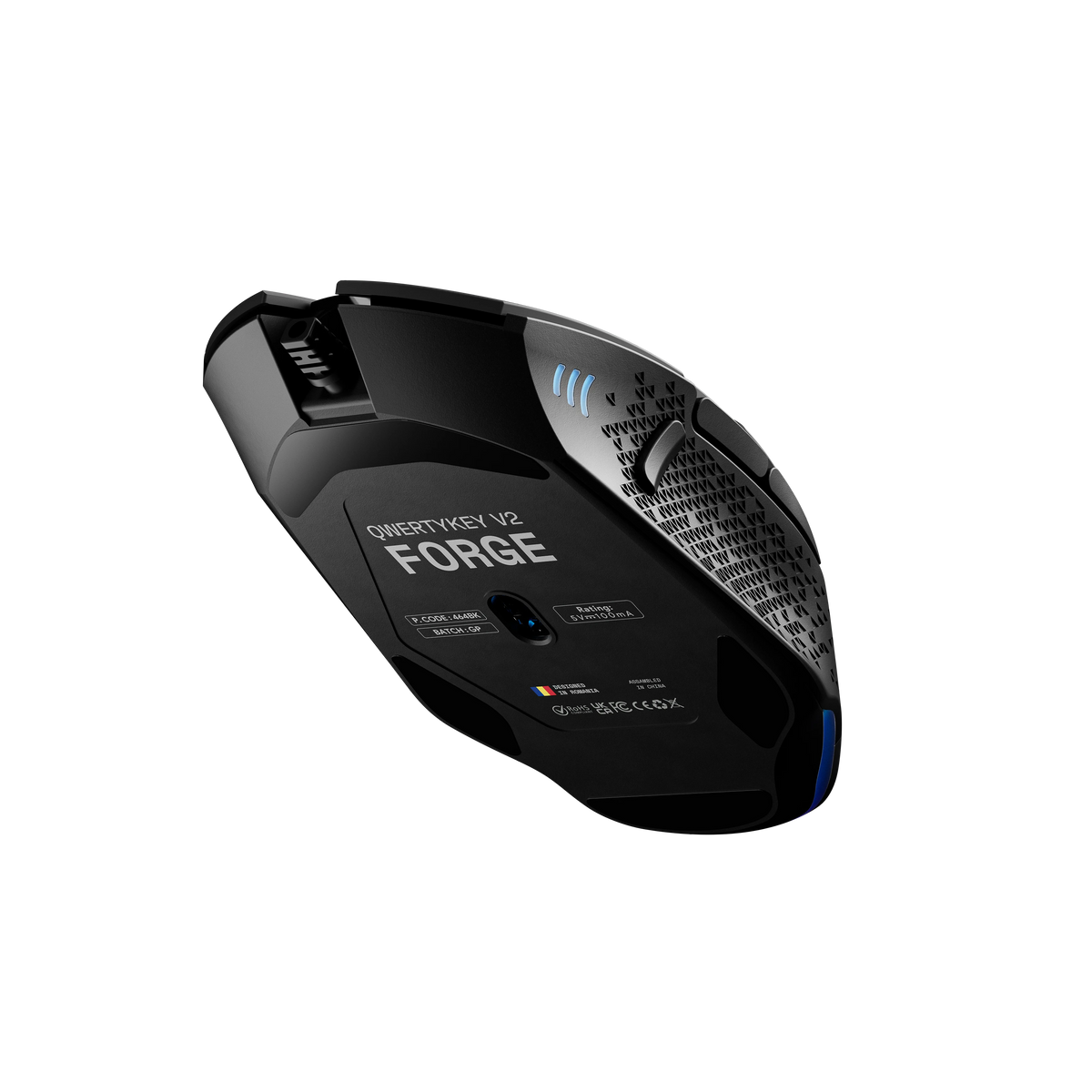 Mouse Gaming QwertyKey Forge V2 Negru - RGB, 12.000 DPI, Software