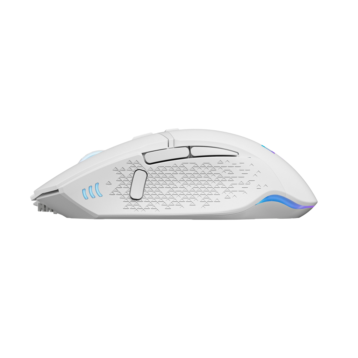 Mouse Gaming QwertyKey Forge V2 Alb- RGB, 12.000 DPI, Software
