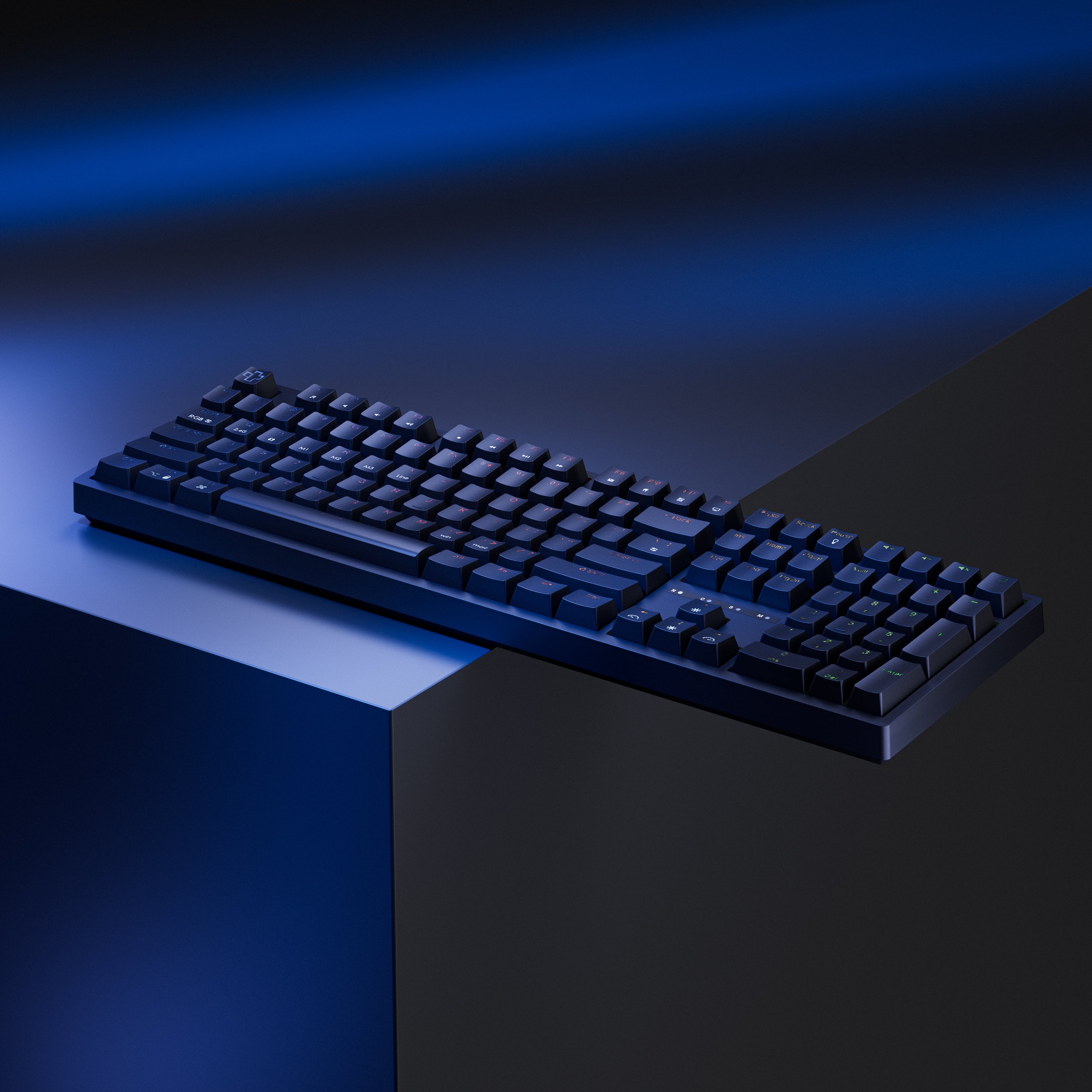 QwertyKey H100 Neagra Bluetooth Wireless Hotswap RGB Tastatura Mecanica Gaming