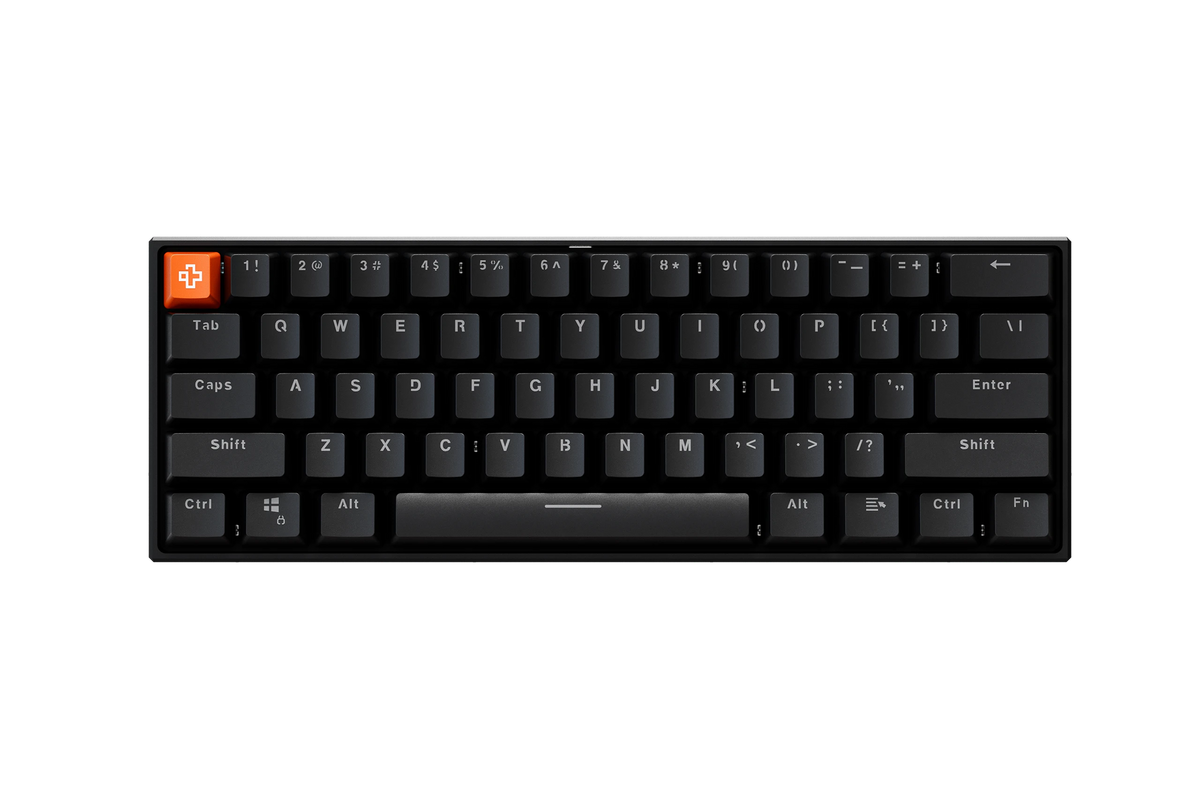 QwertyKey H61 Pro V2 Neagră – Tastatură Mecanică Gaming, Hotswap, Full RGB