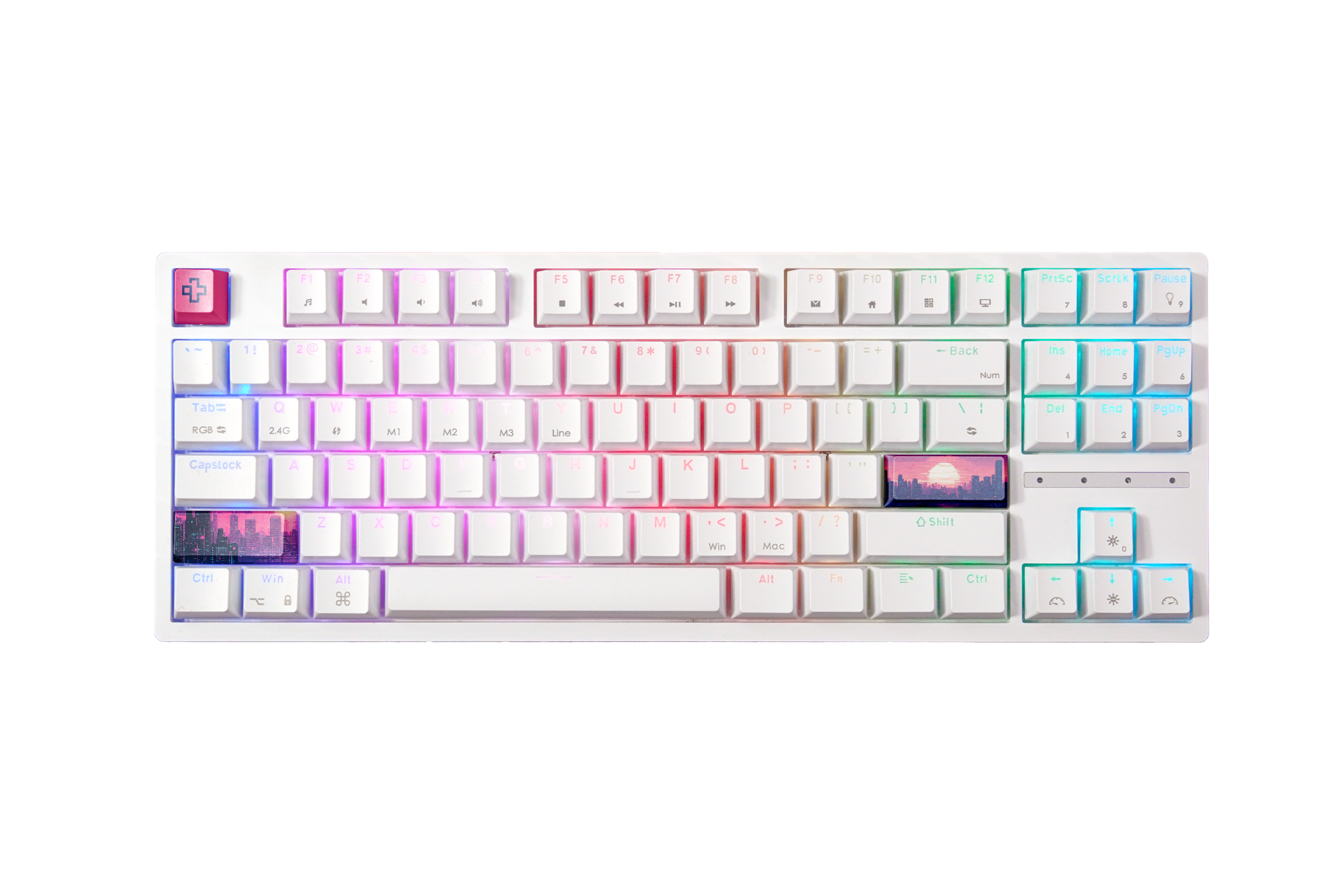 QwertyKey H87 Alba Bluetooth Wireless Hotswap RGB Tastatura Mecanica Gaming