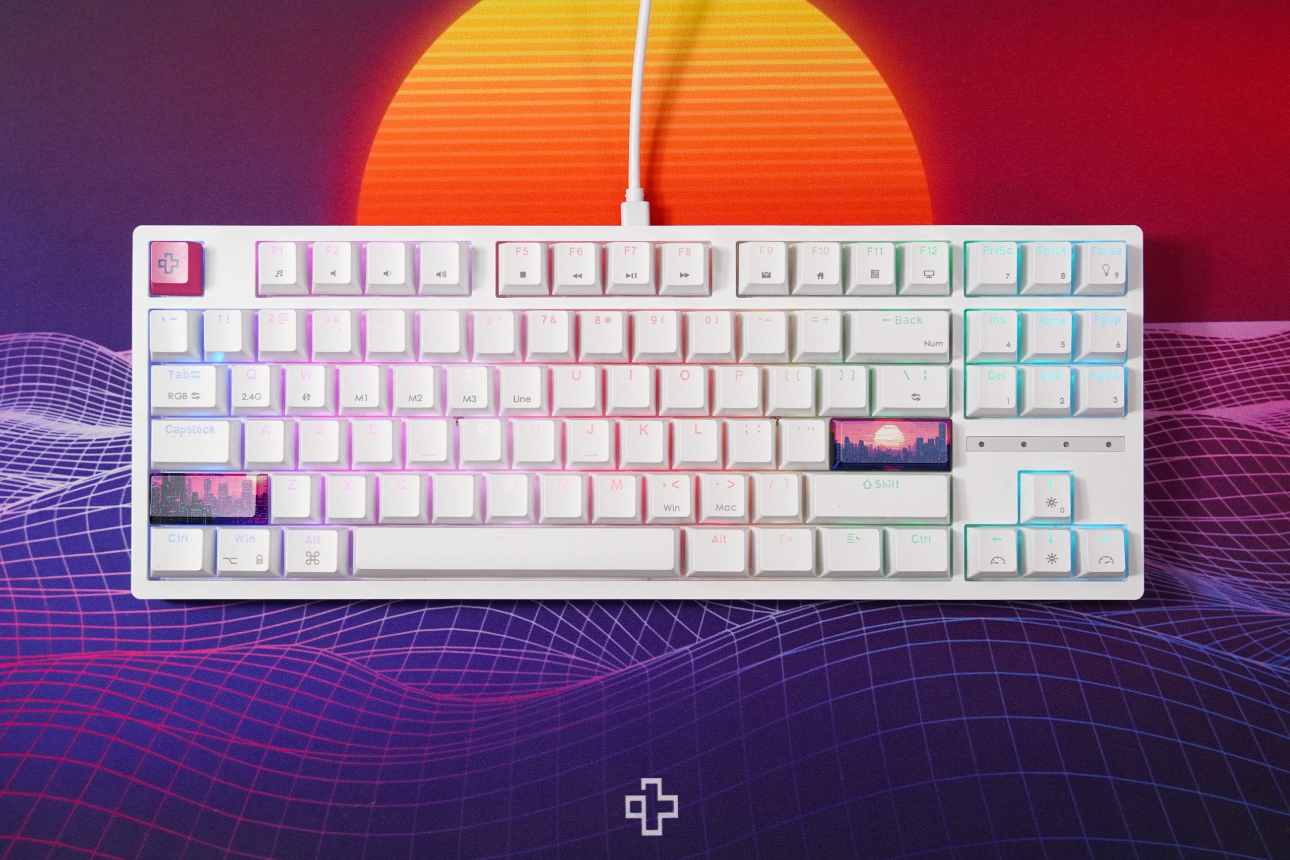 QwertyKey H87 Alba Bluetooth Wireless Hotswap RGB Tastatura Mecanica Gaming