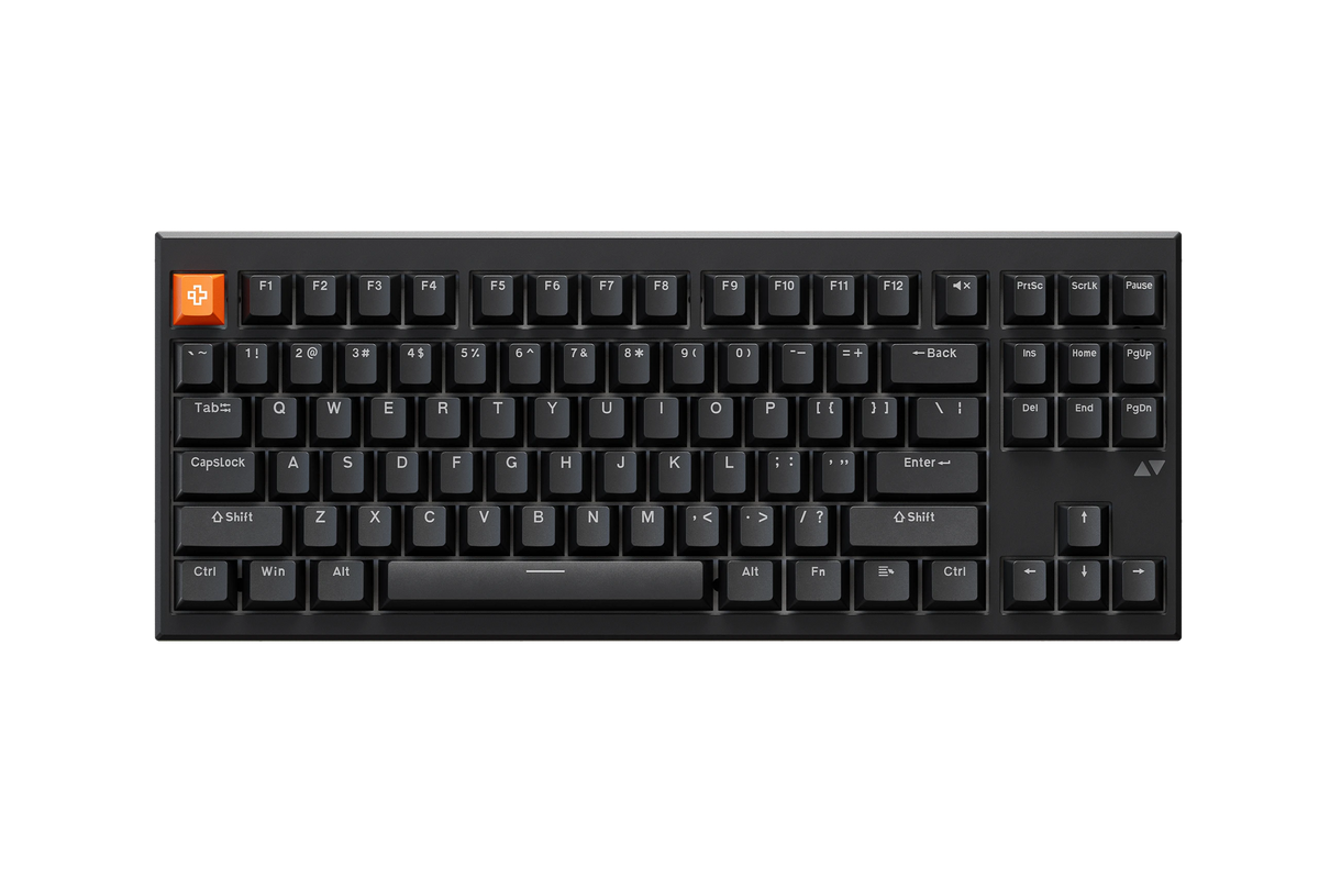 QwertyKey H87 Pro V2 Neagră – Tastatură Mecanică Gaming Wireless, Hotswap, Gasket, Full RGB