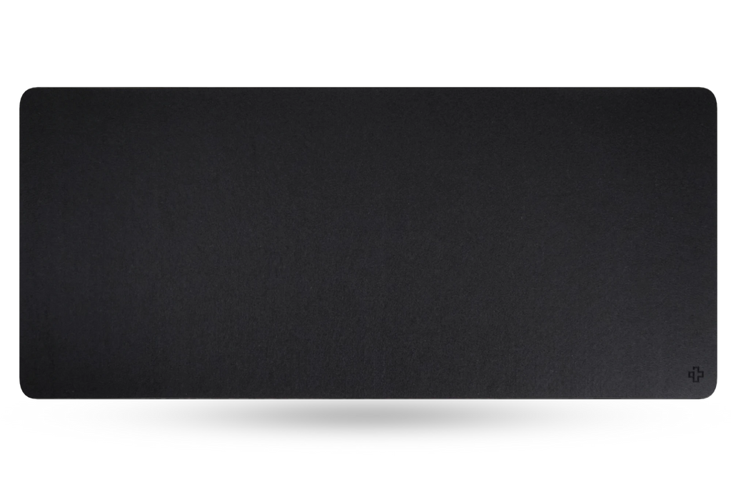 Office Desk Pad Mousepad QwertyKey Felt Negru
