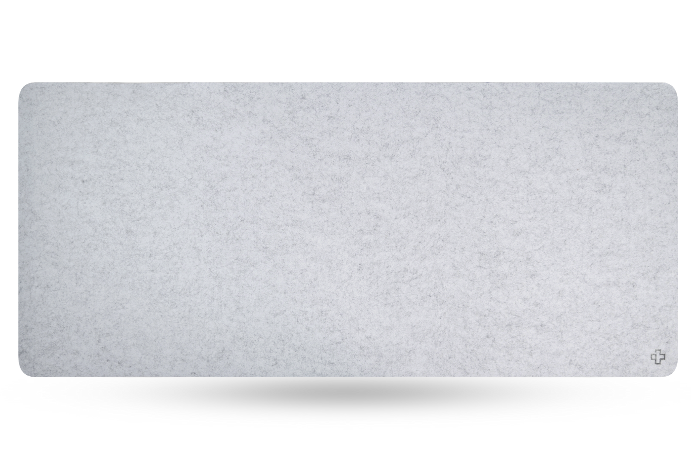 Office Desk Pad QwertyKey Felt Gri