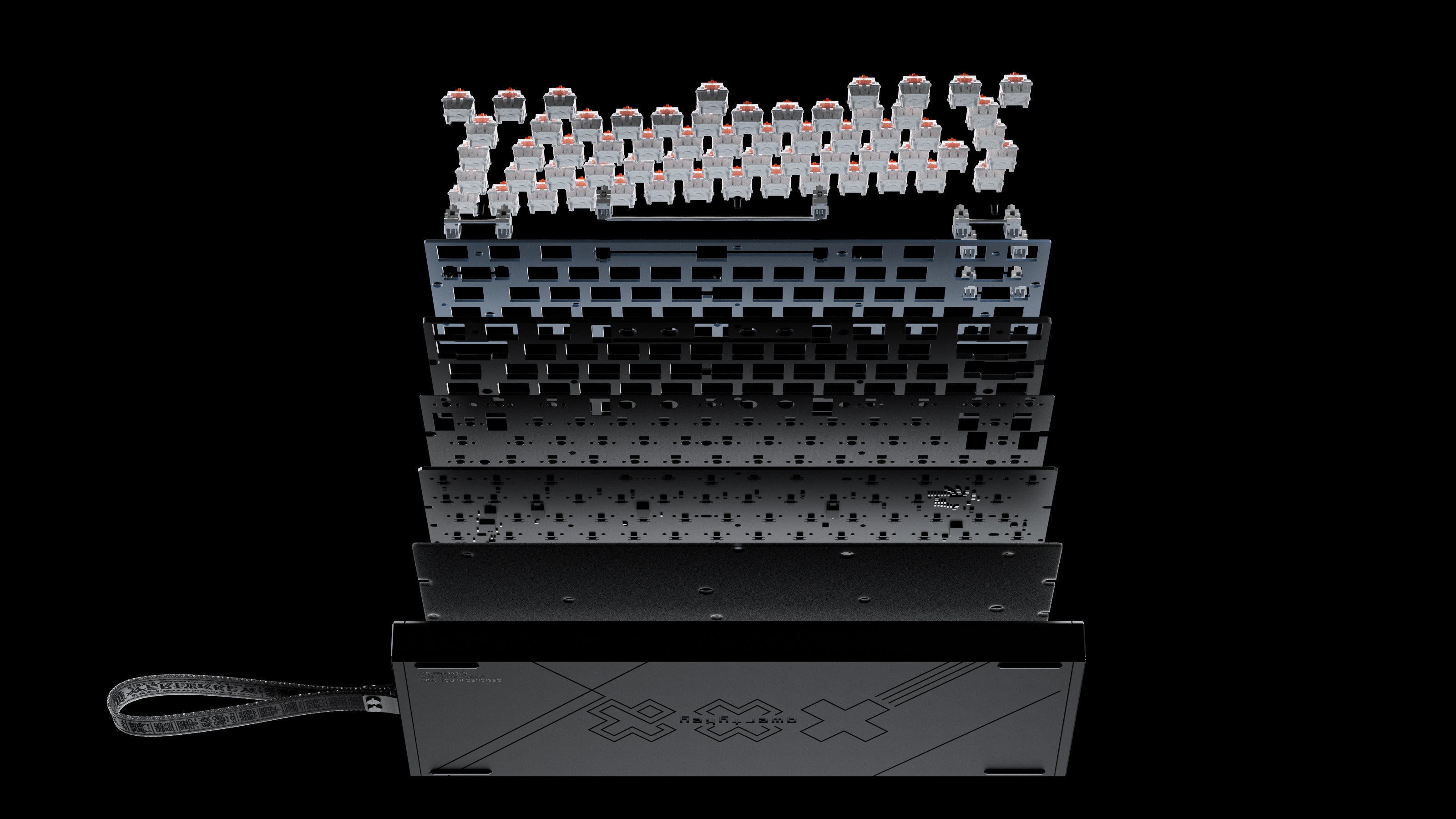 QK61 HE-AL Shadow – Hall Effect, Rapid Trigger, RGB, Snap Tap, Switch-uri Magnetice