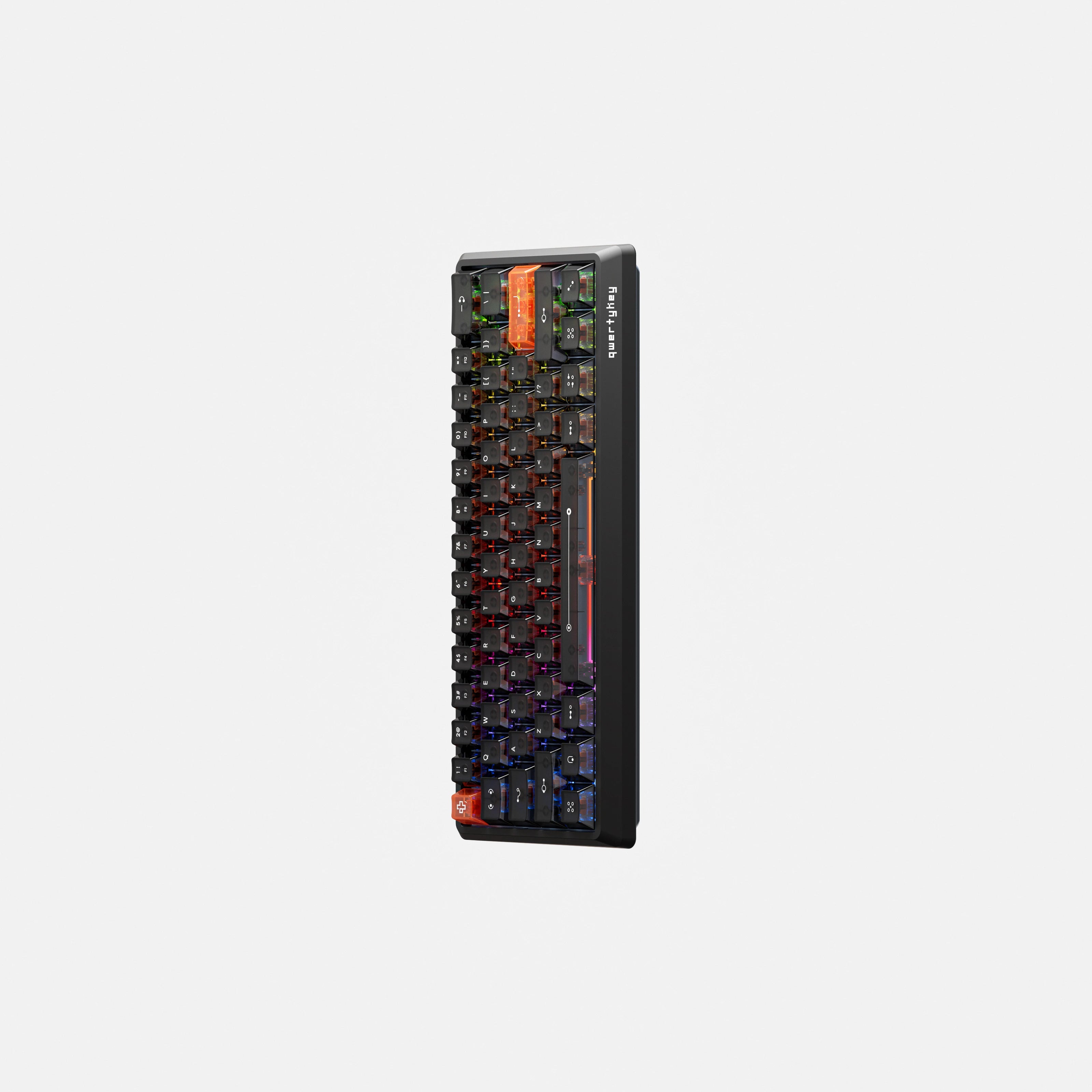 QwertyKey QK61 HE Phantom Neagră – Tastatură Gaming Magnetică Hall Effect, Rapid Trigger, Snap Tap, Full RGB