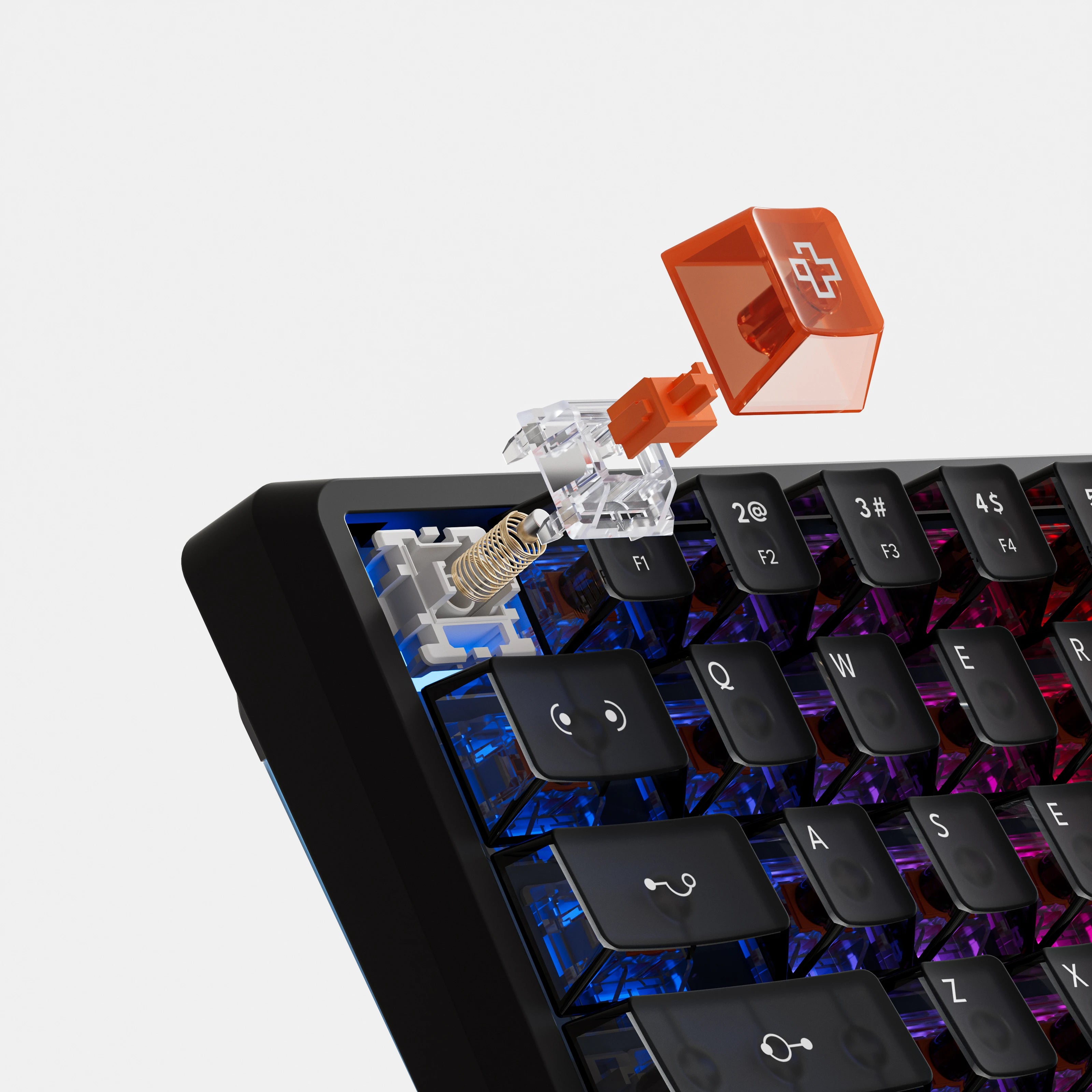 QK61 HE Phantom Neagra – Tastatura Mecanica Gaming Hall Effect, Rapid Trigger, RGB, Switch-uri Magnetice, Snap Tap