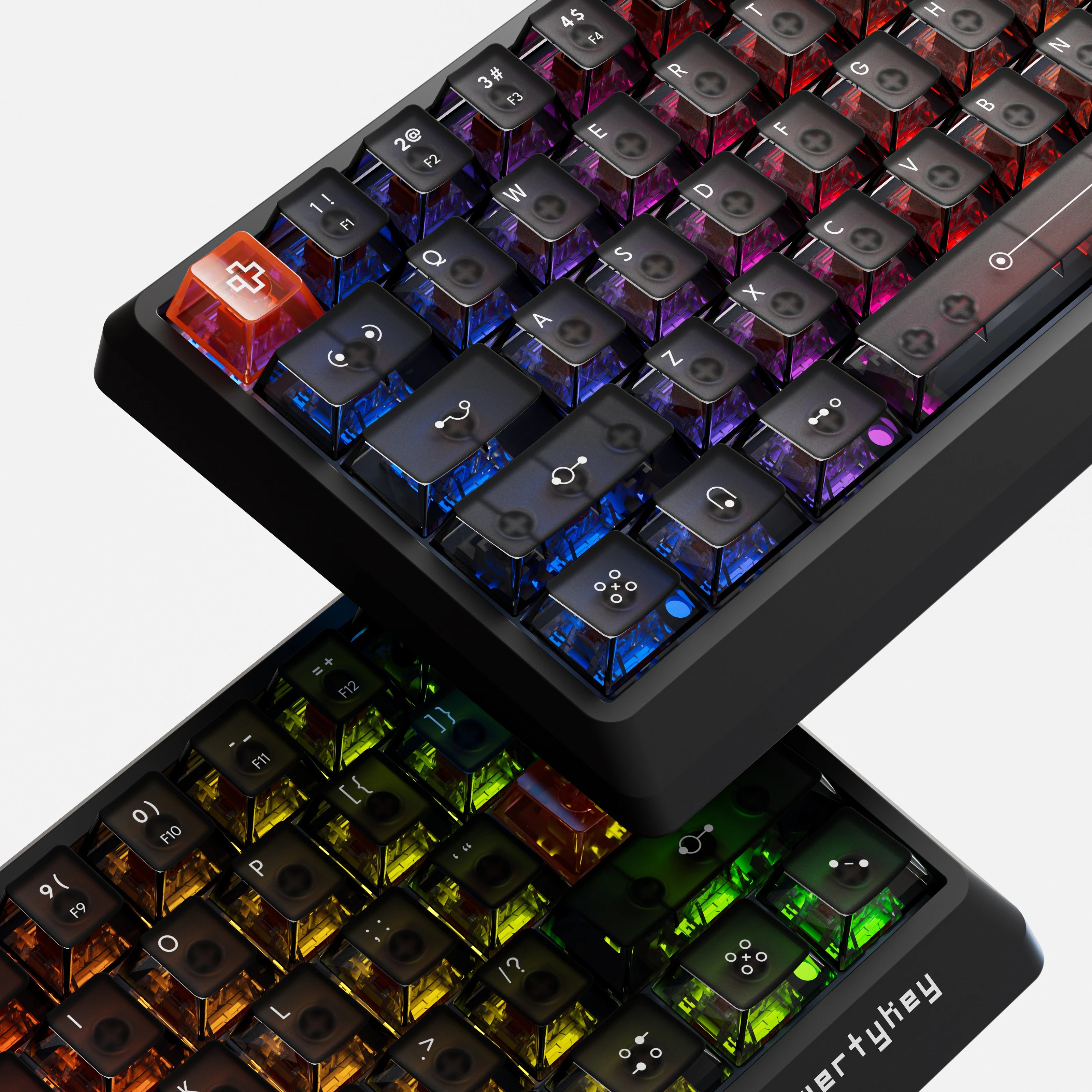 QwertyKey QK61 HE Phantom Neagră – Tastatură Gaming Magnetică Hall Effect, Rapid Trigger, Snap Tap, Full RGB