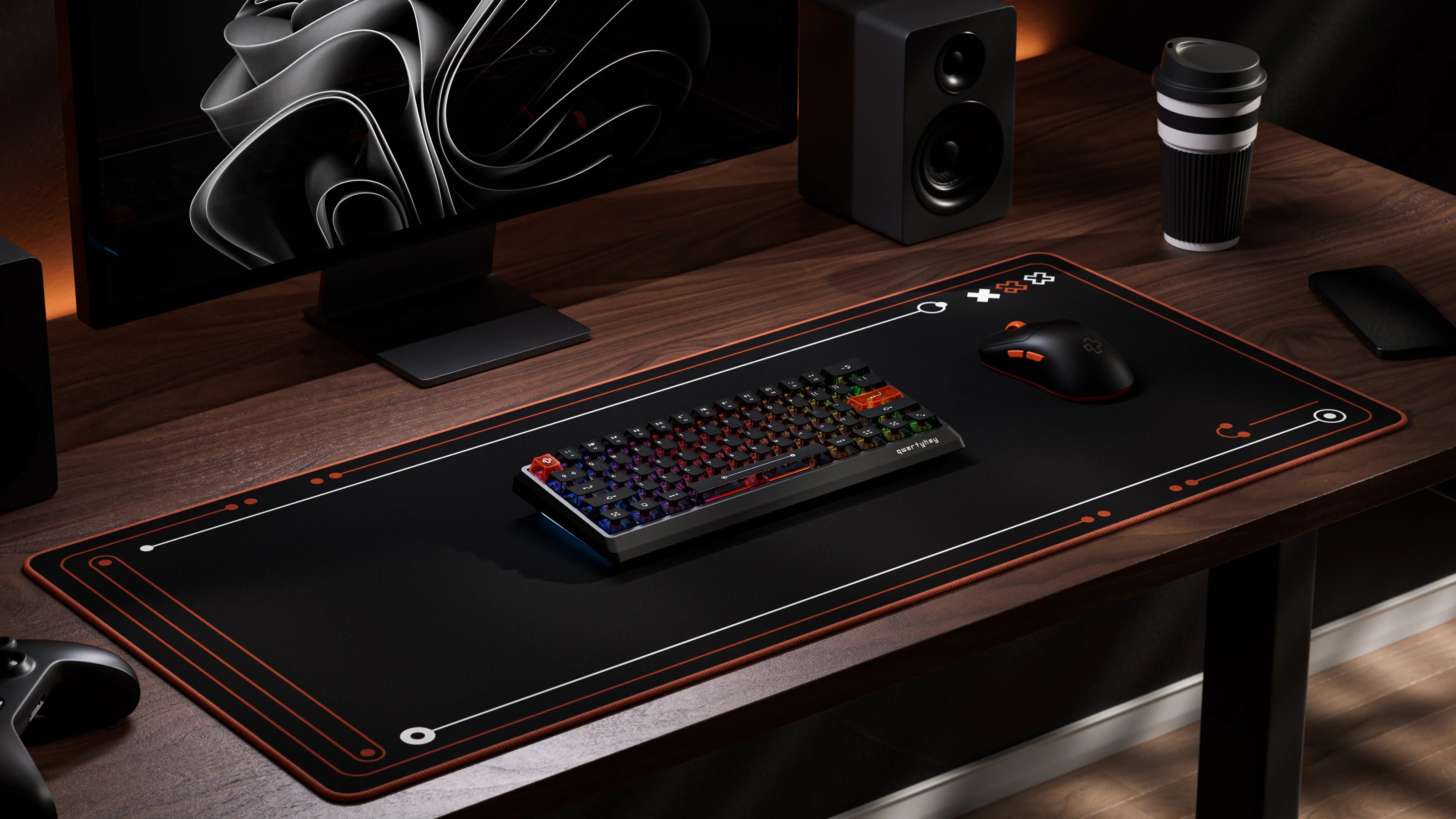 QK61 HE Phantom Neagra – Tastatura Mecanica Gaming Hall Effect, Rapid Trigger, RGB, Switch-uri Magnetice, Snap Tap