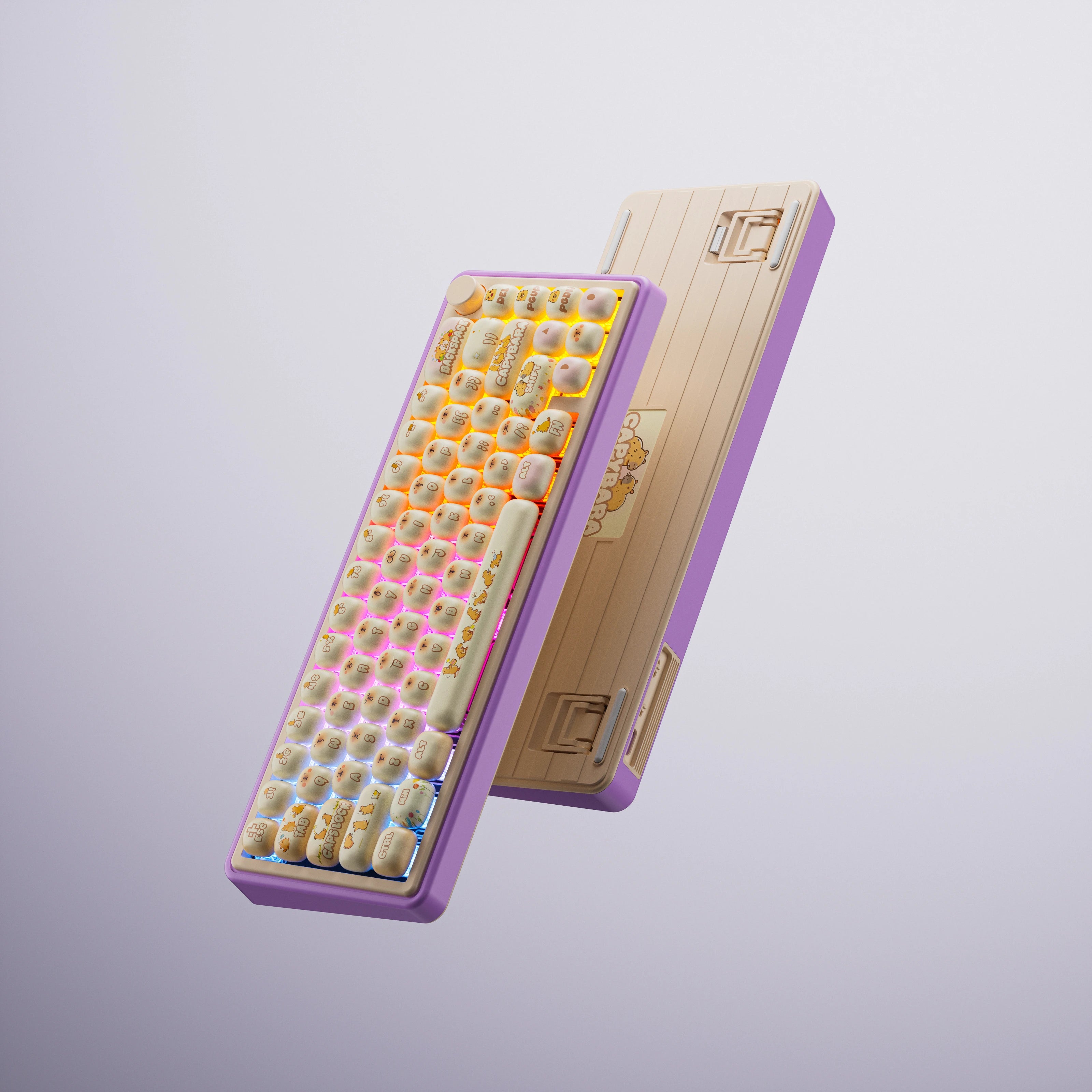QwertyKey65 Pro Capybara Bluetooth Wireless VIA Hotswap RGB Tastatura Mecanica Gaming