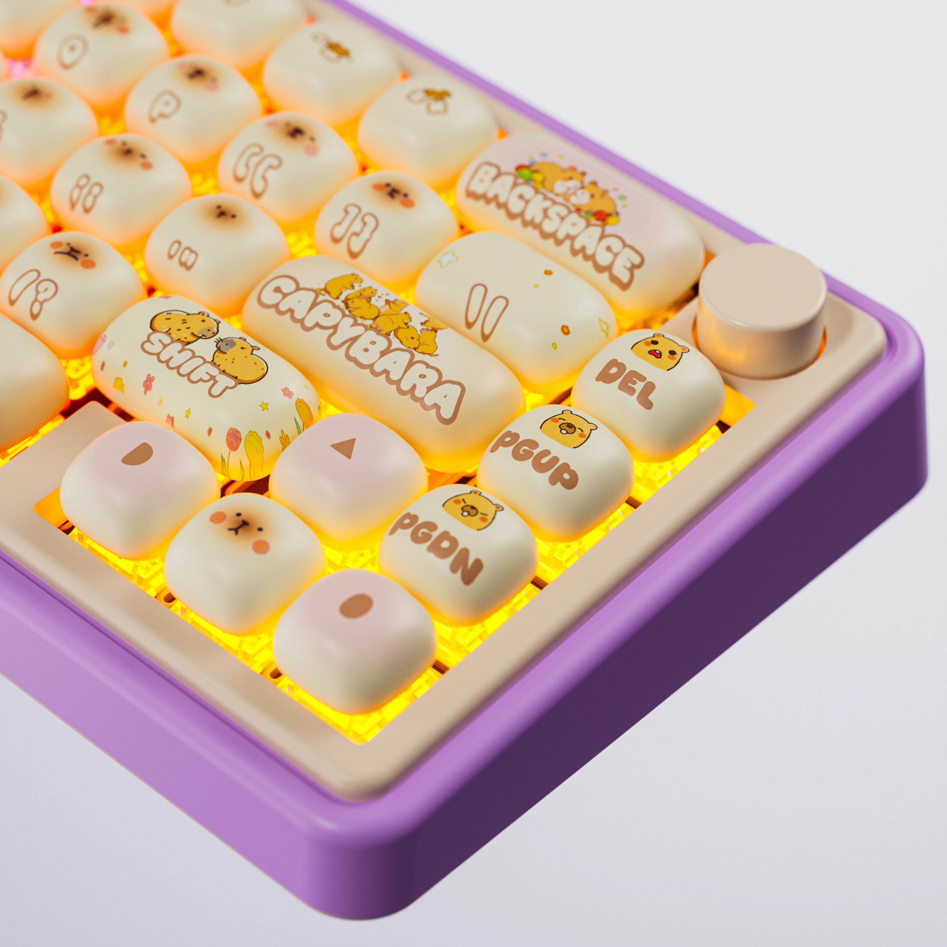 QwertyKey65 Pro Capybara Bluetooth Wireless VIA Hotswap RGB Tastatura Mecanica Gaming