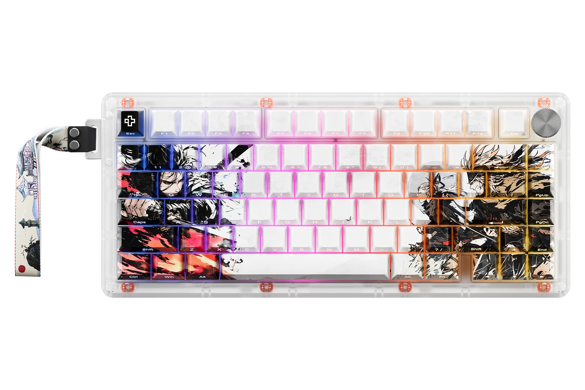 QwertyKey75 HE Striker – Hall Effect, Rapid Trigger, RGB, Snap Tap, Switch-uri Magnetice